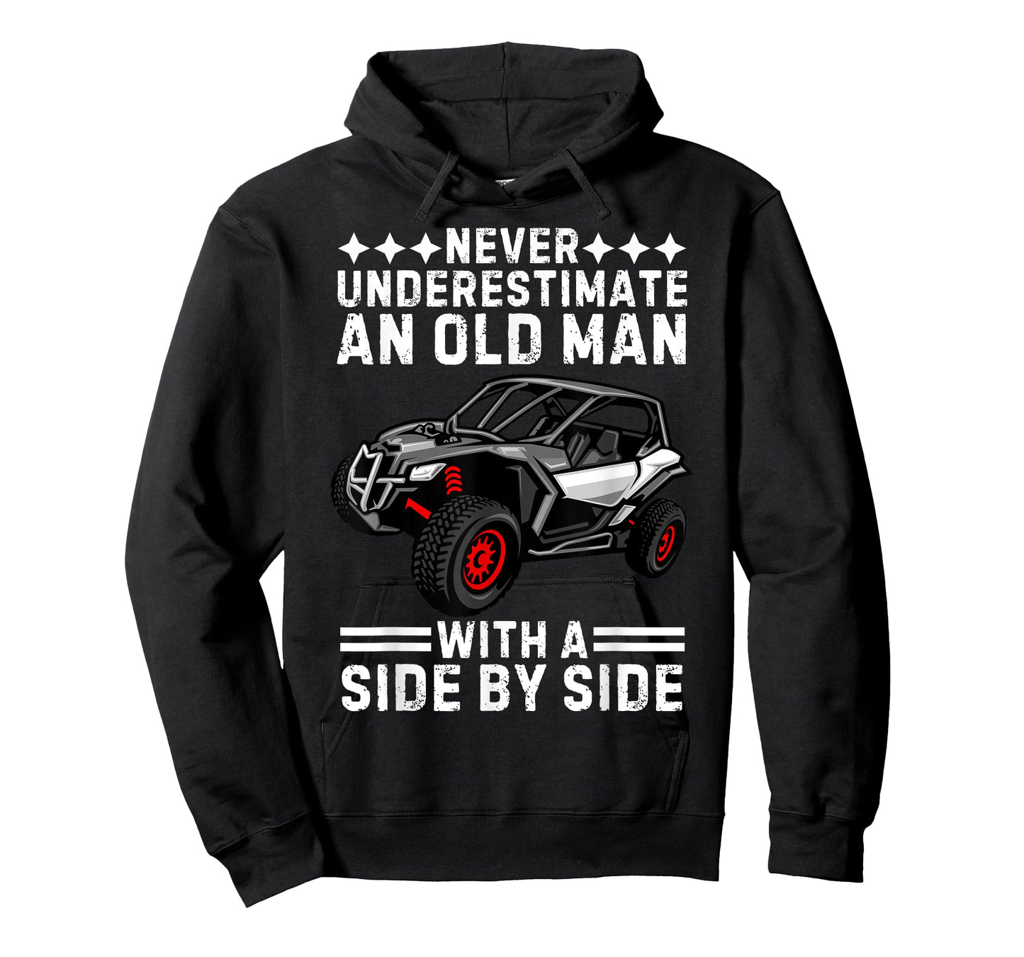 SXS For Grandpa Men Dad Offroad UTV ATV Side-By-Side T-Shirt