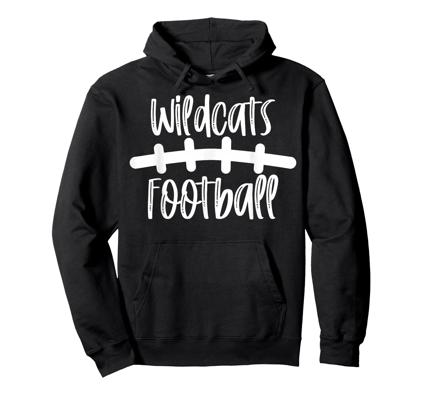 Wildcats Football School Spirit Team Mascot Game Night T-Shirt