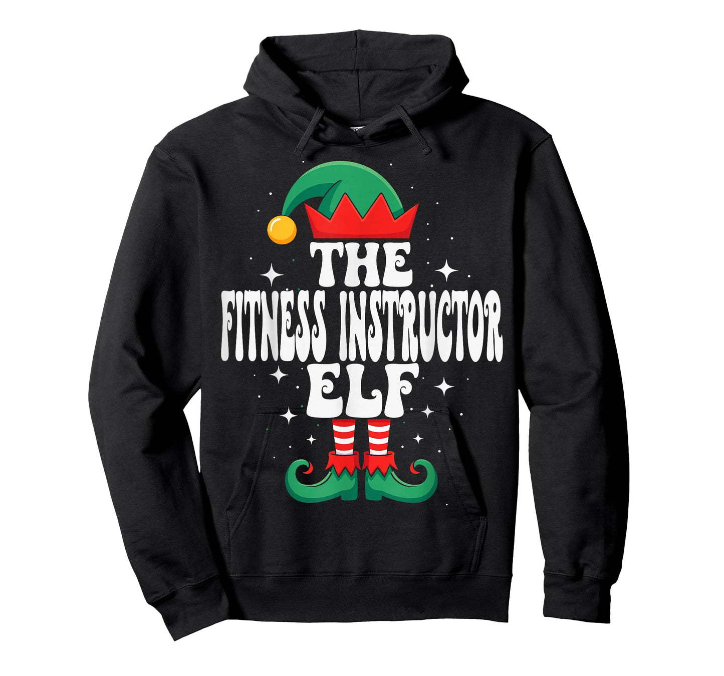 The Fitness Instructor Elf Funny Christmas Matching Family T-Shirt