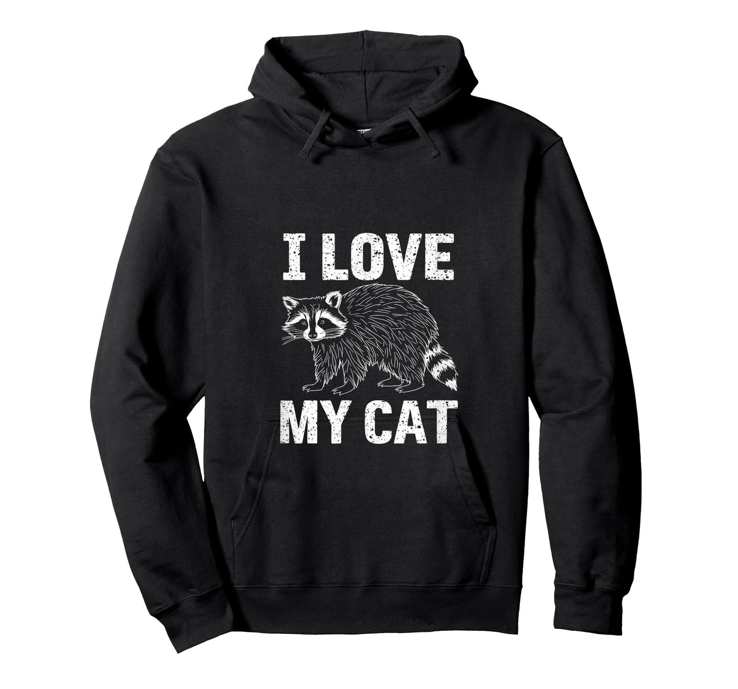 I Love My Cat, Funny Raccoon Woodland Creature T-Shirt