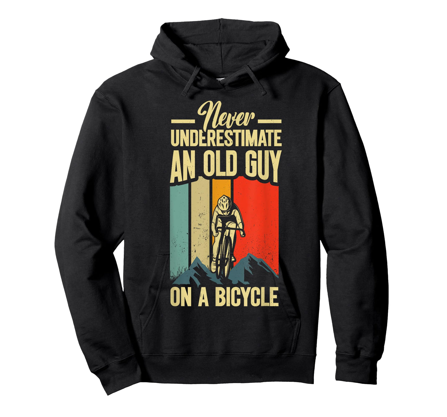 Cool Cycling Art For Men Grandpa Bicycle Riding Cycle Racing T-Shirt