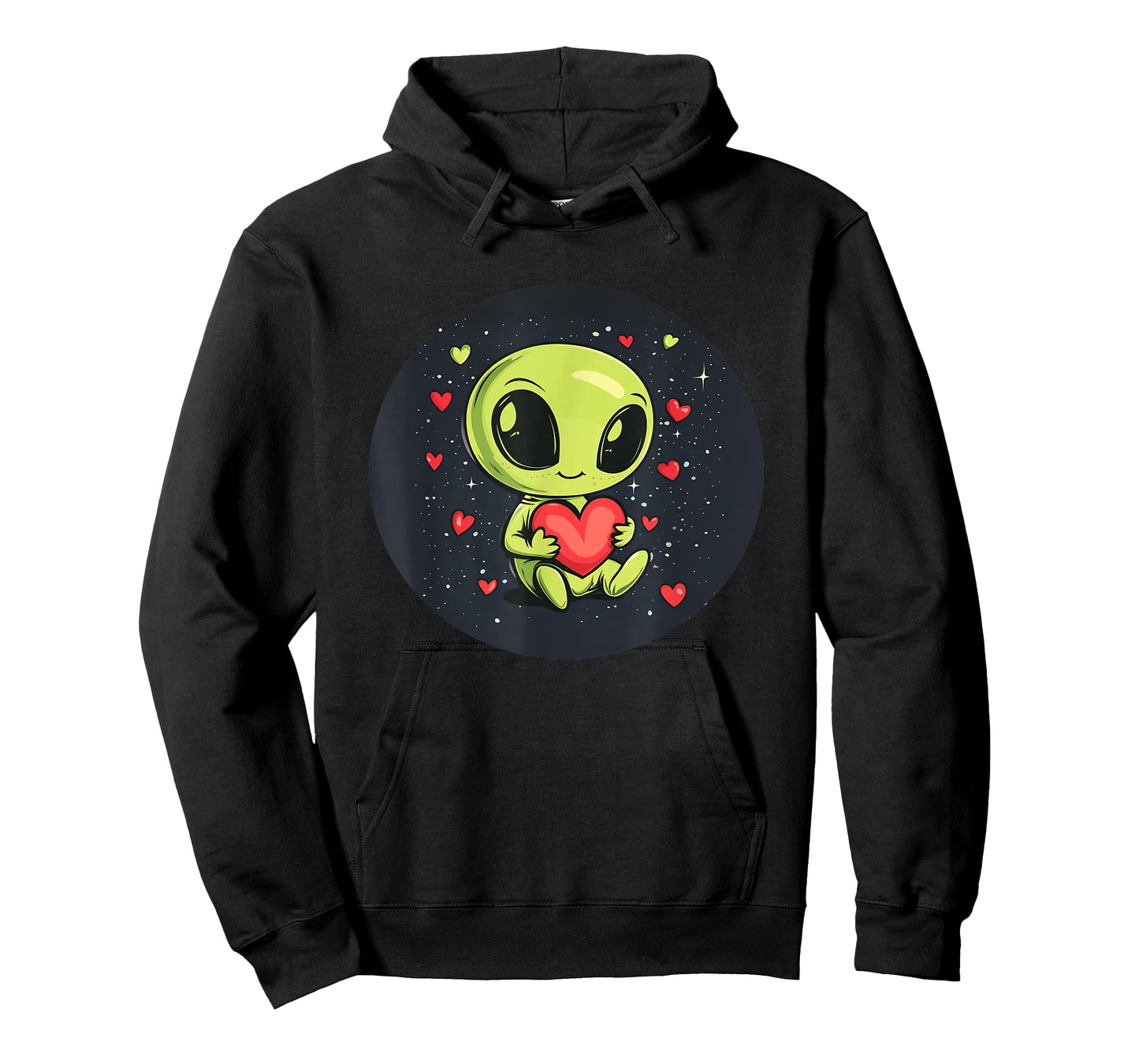 Happy Valentine's Alien for a Space and Casual Look T-Shirt