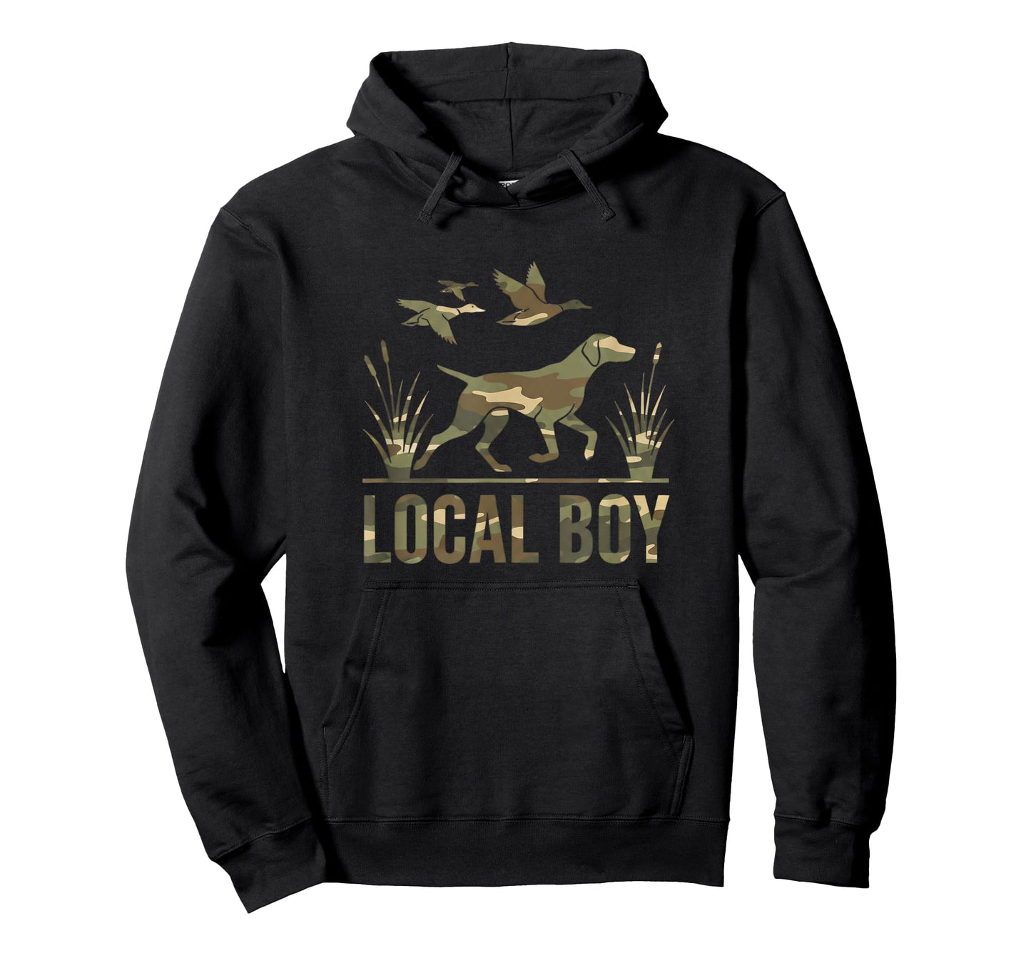 Dog Local Boy Hunting Dog Camo Southern Country PrideVintage T-Shirt