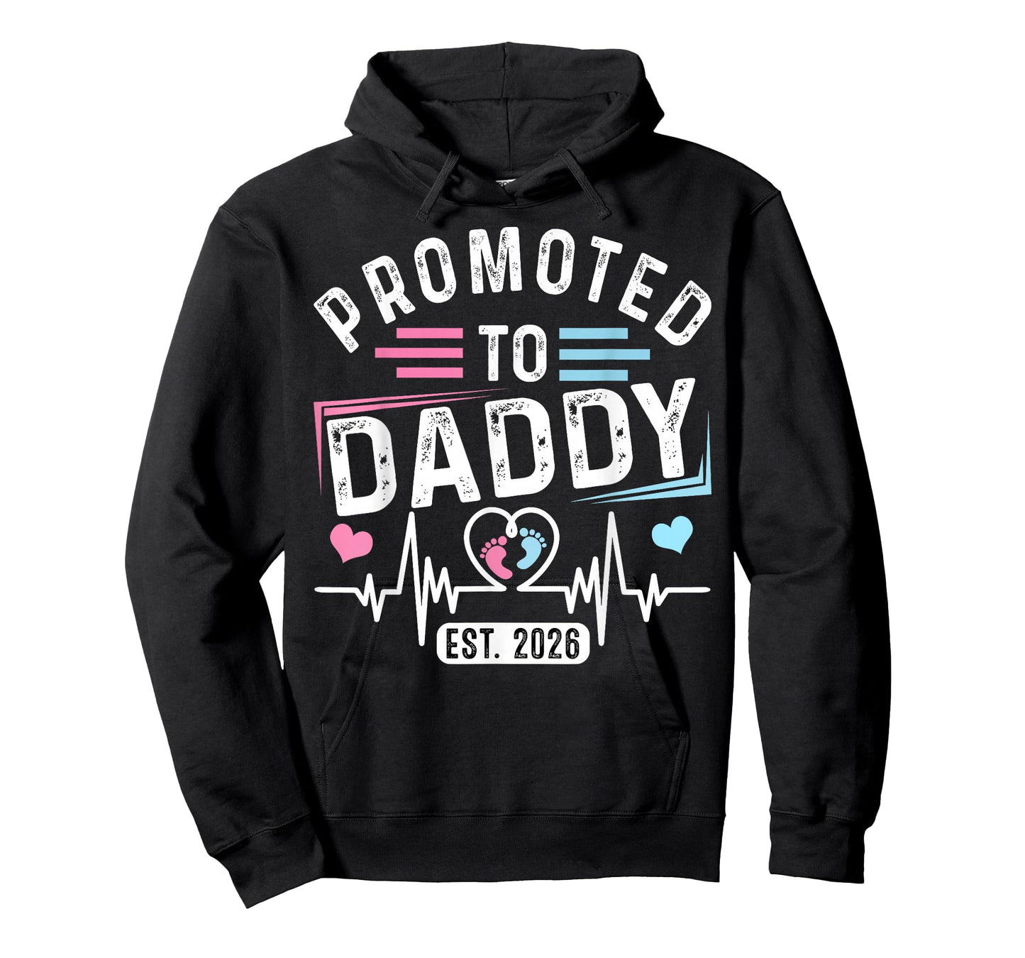 Promoted to Daddy Est. 2026 Vintage Daddy T-Shirt