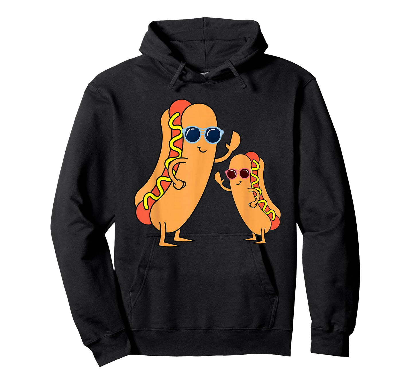 Cool Franks Sausages Weiner Fast Food Sunglasses Hot Dog T-Shirt