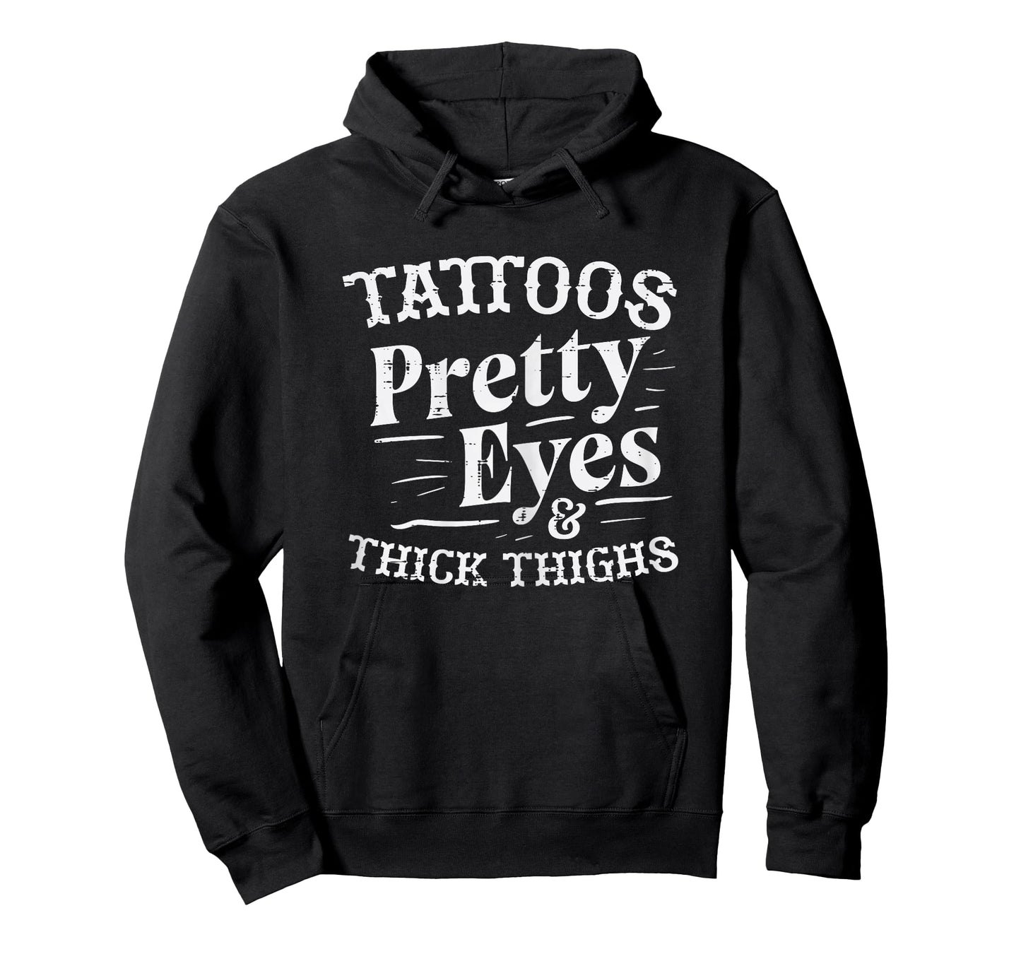 Gym Tattoos Pretty Eyes Thick Thighs Workout Fitness Women T-Shirt