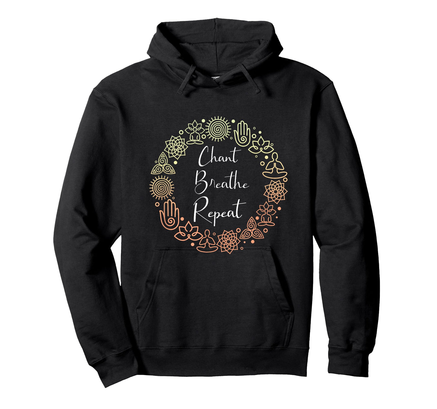 Cool Chant Breathe Repeat A Spiritual Bhakti Yoga Enthusiast T-Shirt