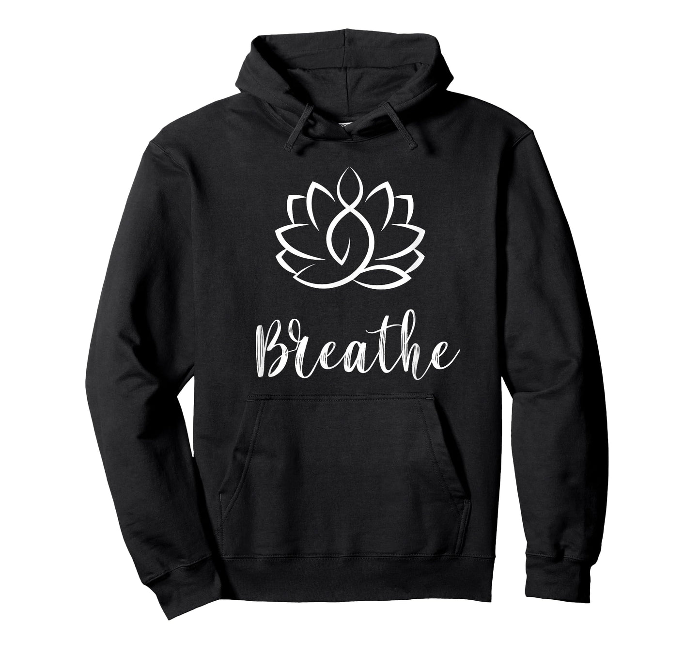 Breathe Buddha Lotus Flower Meditation Yoga T-Shirt