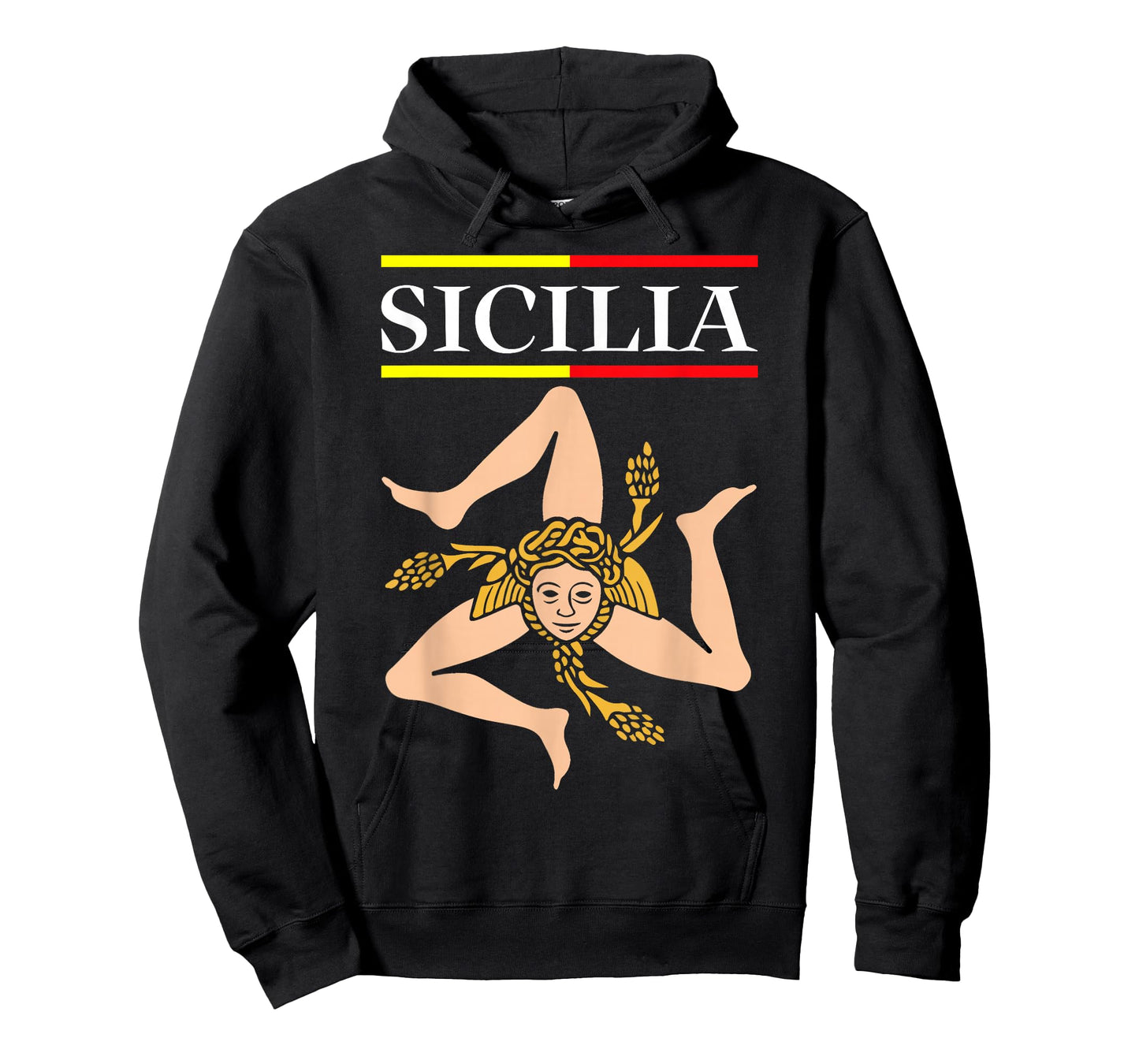 Sicilia Flag Sicily Palermo Italy T-Shirt
