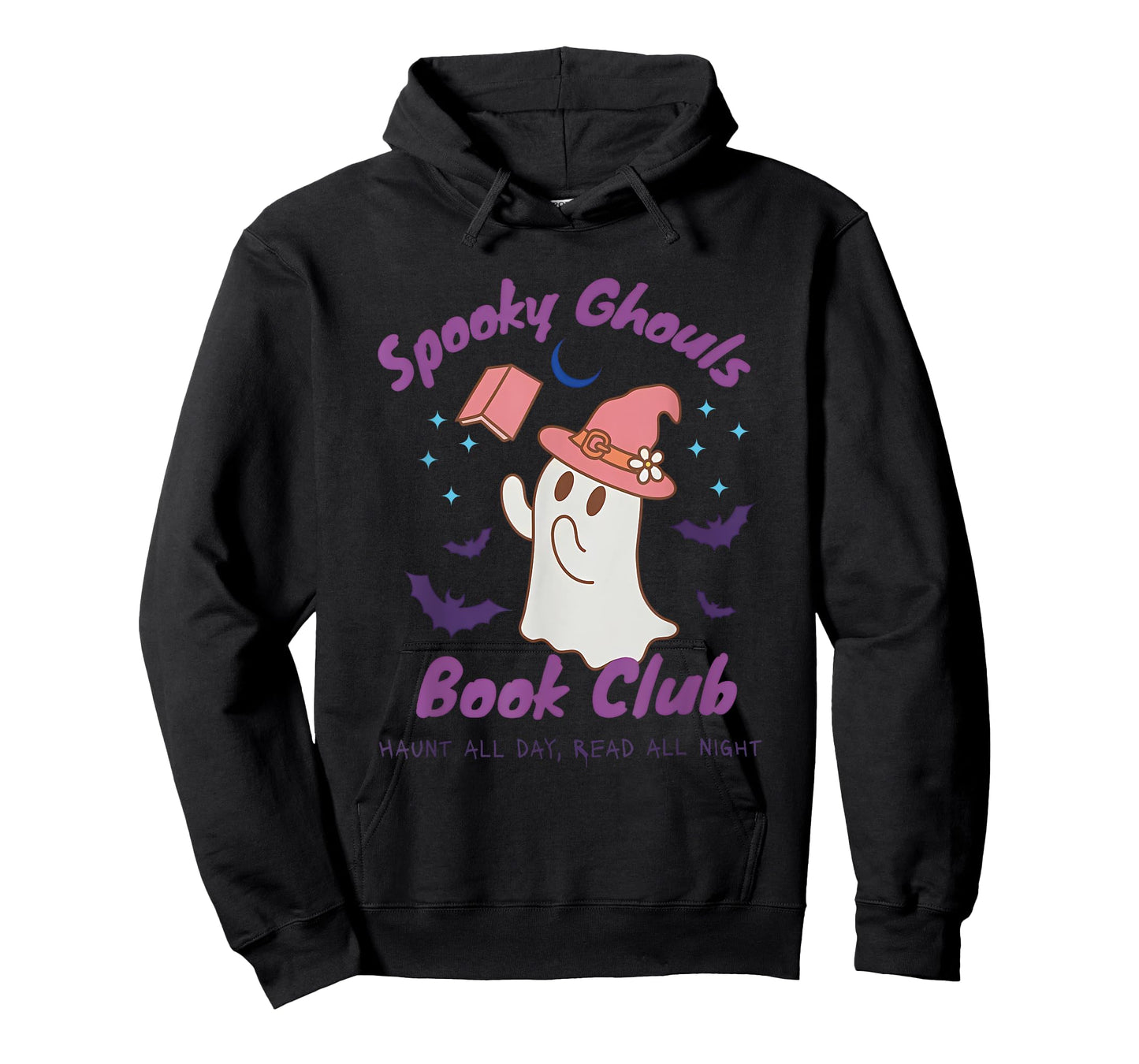 Spooky Ghouls Book Club Funny Bookish Halloween T-Shirt