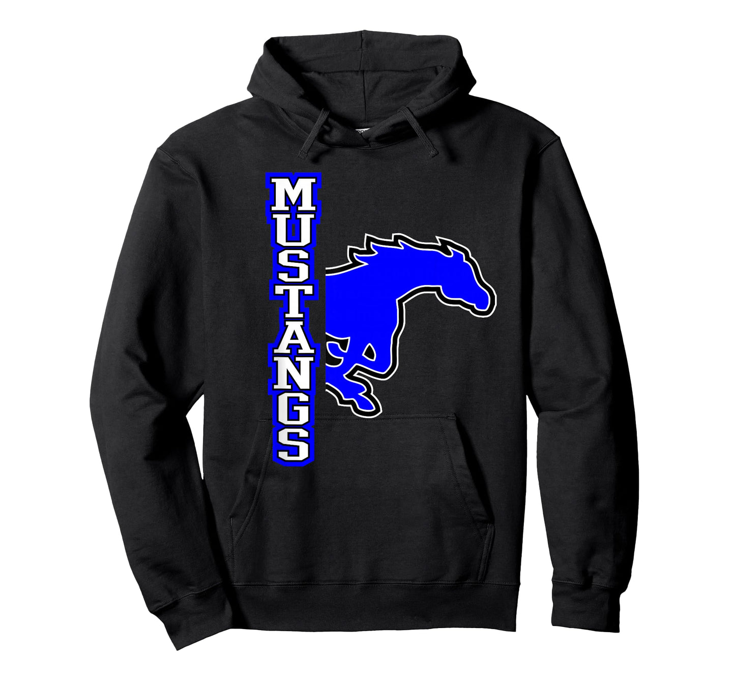 Blue Mustangs School Spirit Mustang T-Shirt