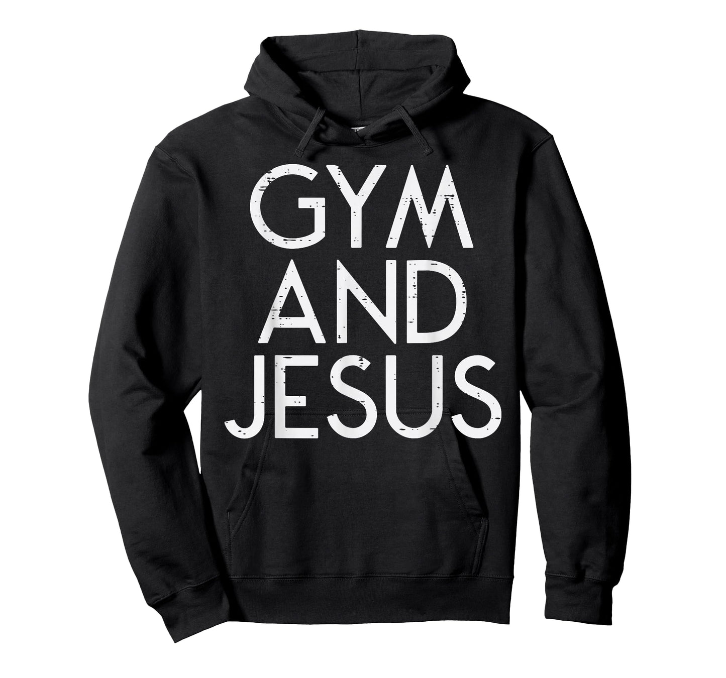 Gym and Jesus Christian Workout Fitness Exercise Women Men T-Shirt