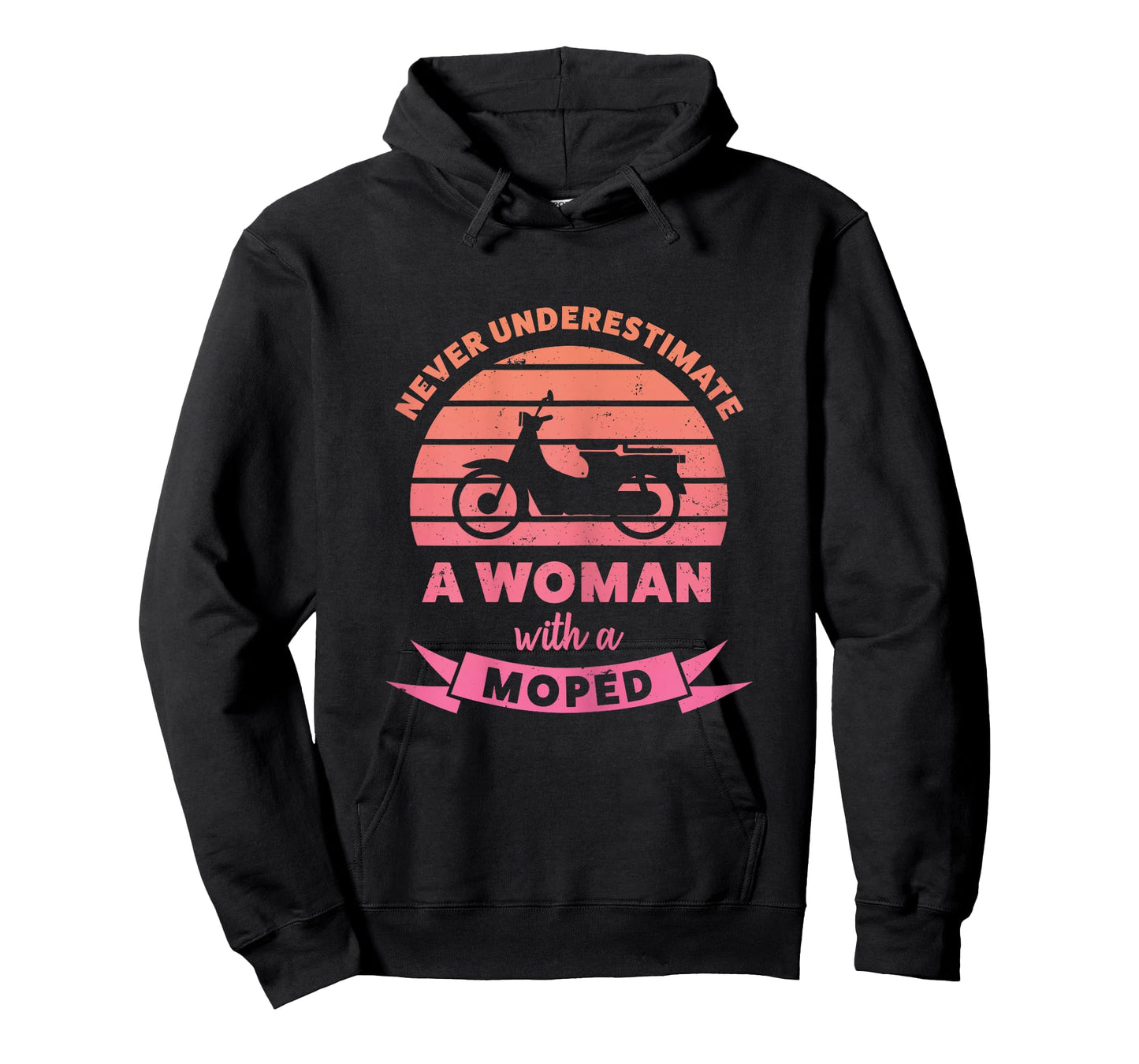 Woman with a Moped Funny Gifts Wife T-Shirt