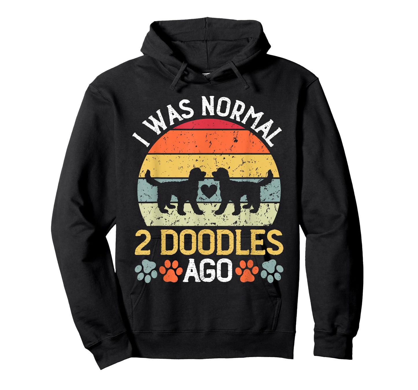 I Was Normal 2 Doodles Ago Goldendoodle Dog Owner T-Shirt for Men Women