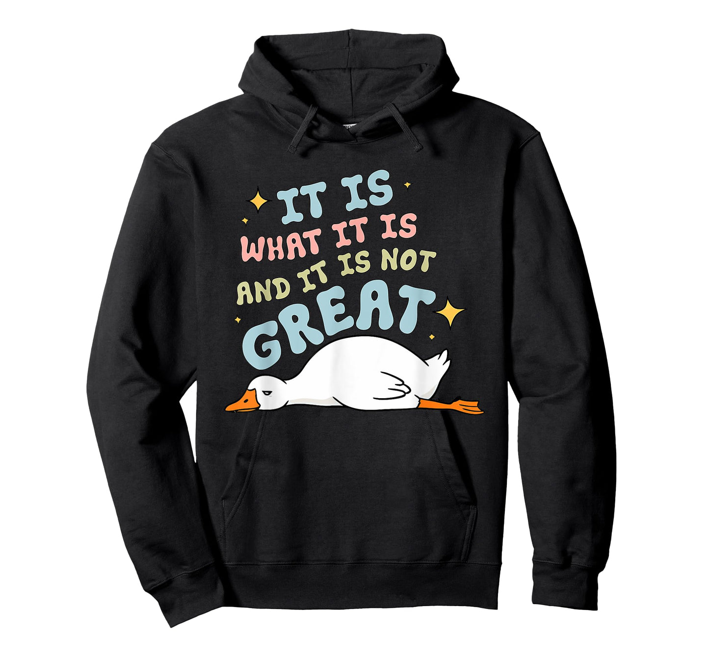 It Is What It Is And It Is Not Great Funny Goose Design T-Shirt
