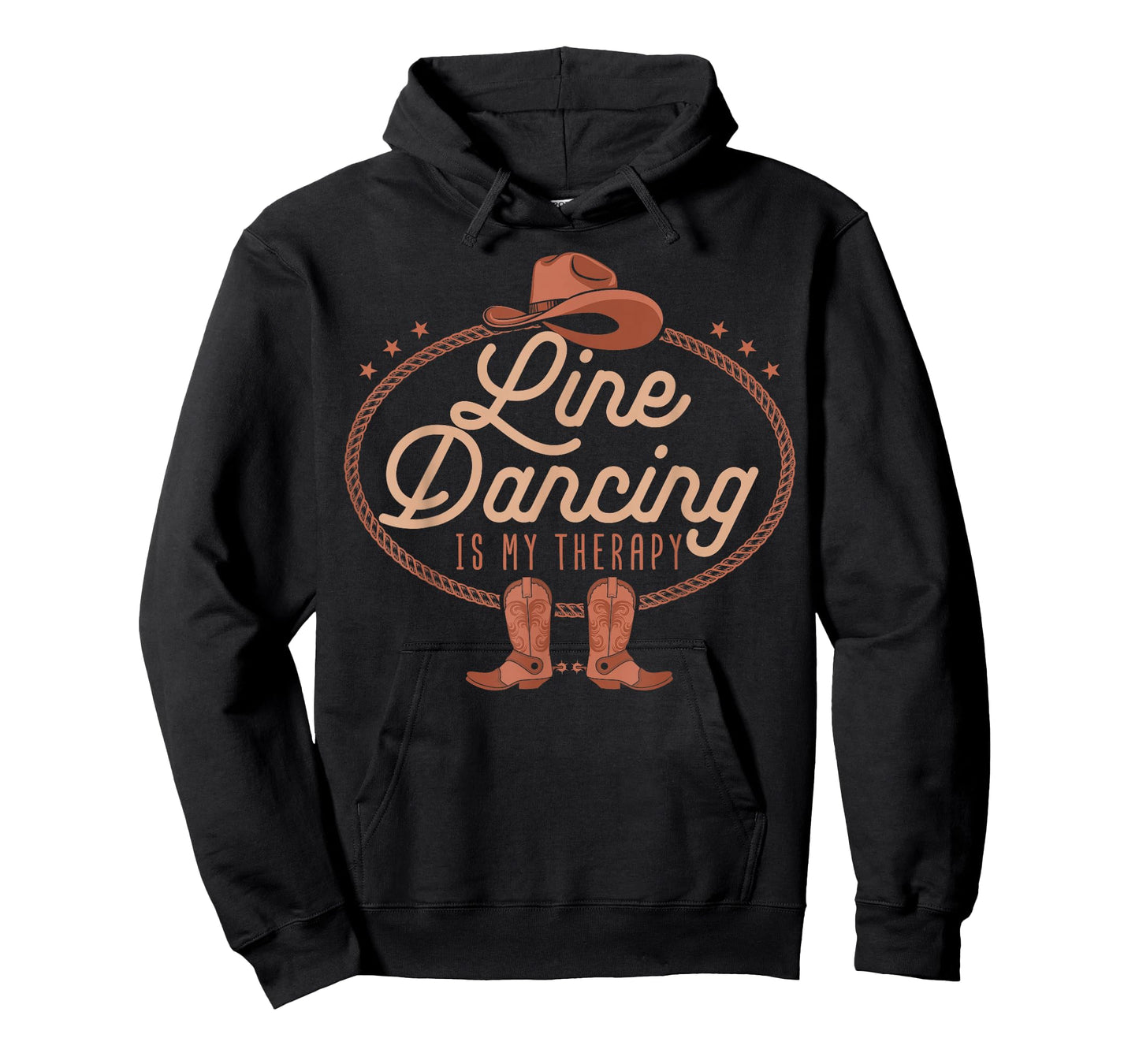 Line Dancing Is My Therapy Country Music Line Dancer T-Shirt