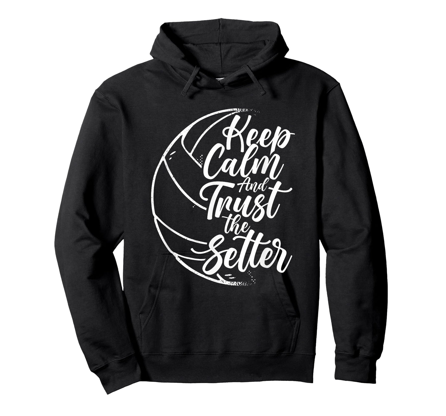 Keep Calm And Trust The Setter Player Volleyball Beach T-Shirt