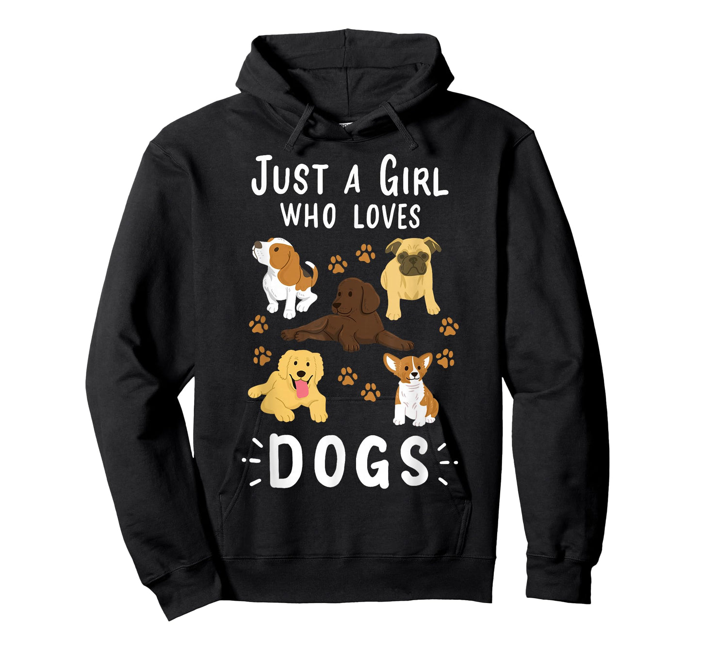 Just a Girl Who Loves Dogs Dog Lover T-Shirt