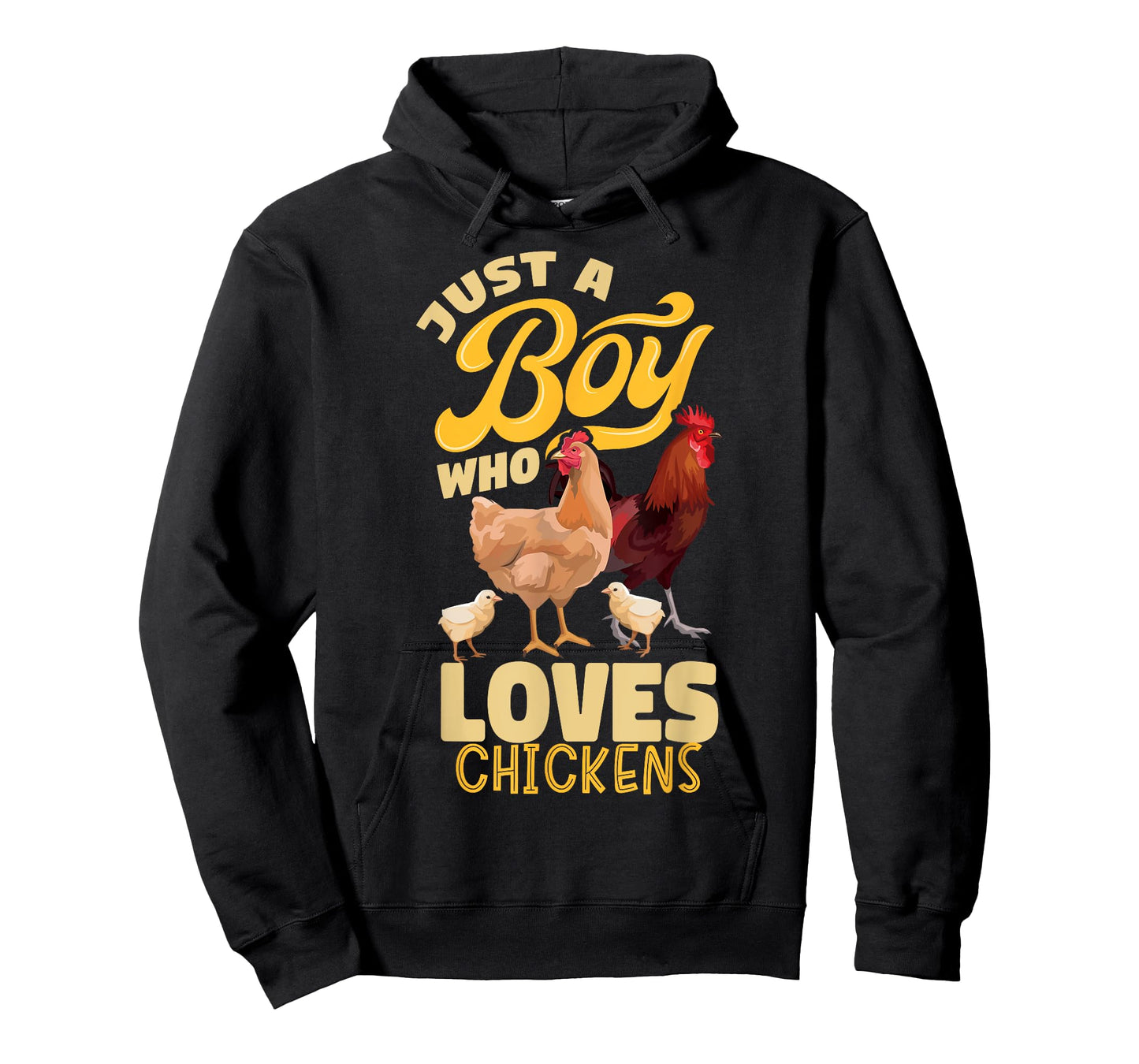 Just a Boy Who Loves Chickens Boys Country Farming Farm T-Shirt