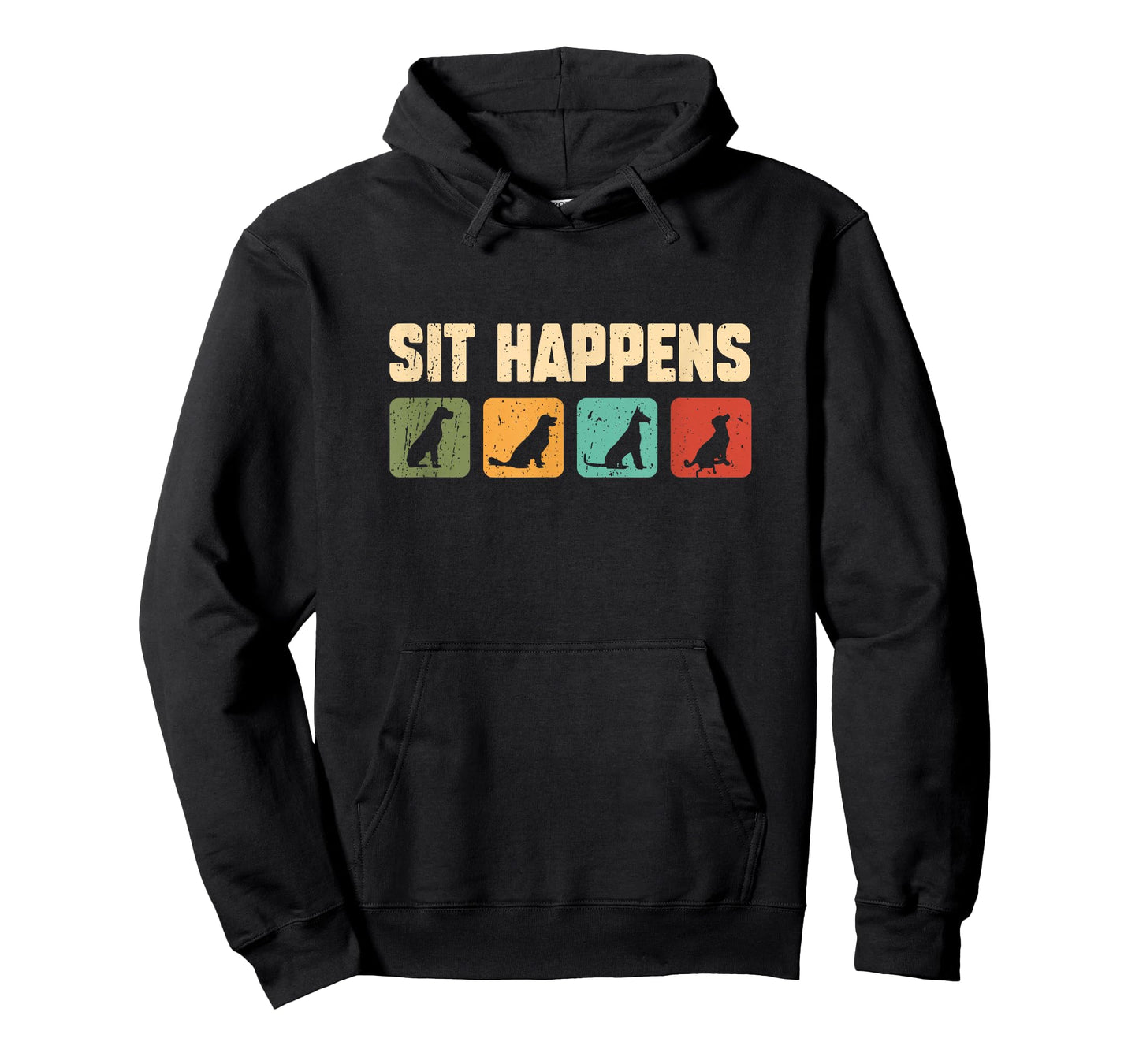 Sit Happens Cute Dogs Funny Dog Trainer T-Shirt