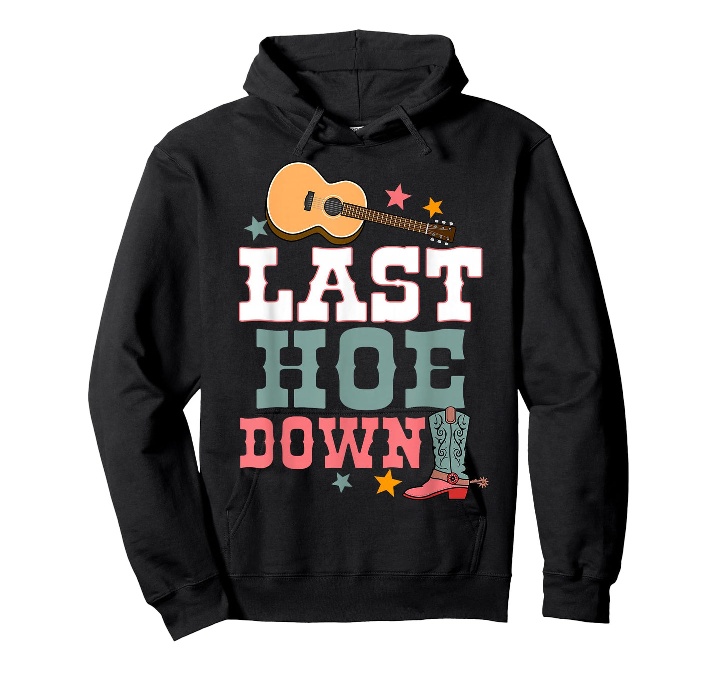 Last Hoe Down Bridesmaid Rodeo Country Bachelorette Party T-Shirt