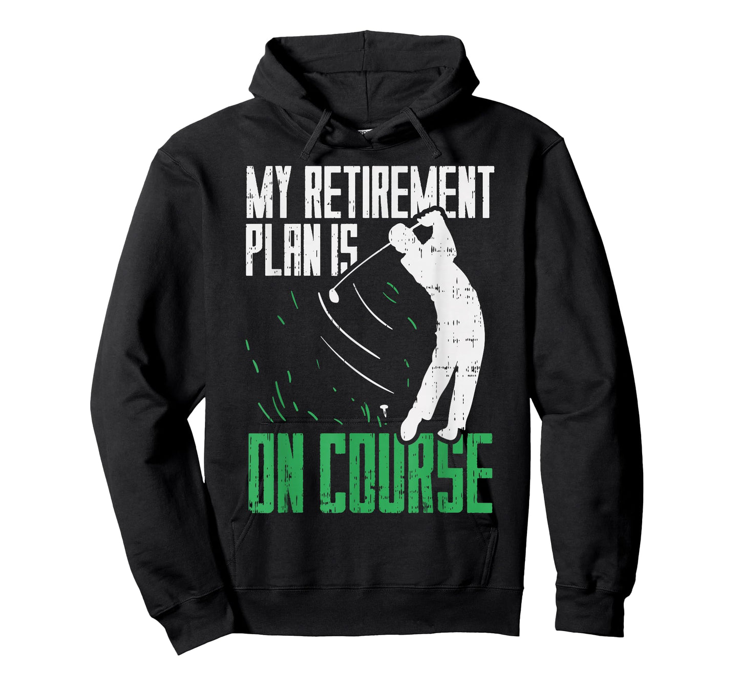Retirement Plan On Course Golf Funny Retired Golfer Dad Gift T-Shirt