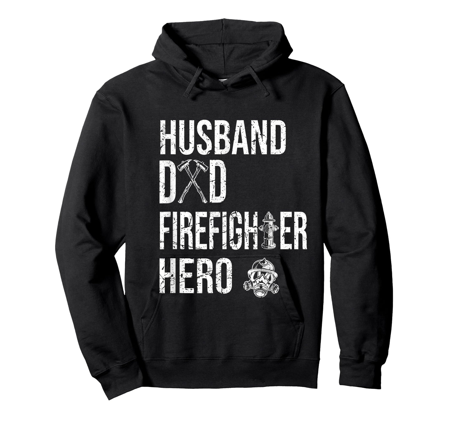 Mens Volunteer Firefighter Fireman Dad Father T-Shirt