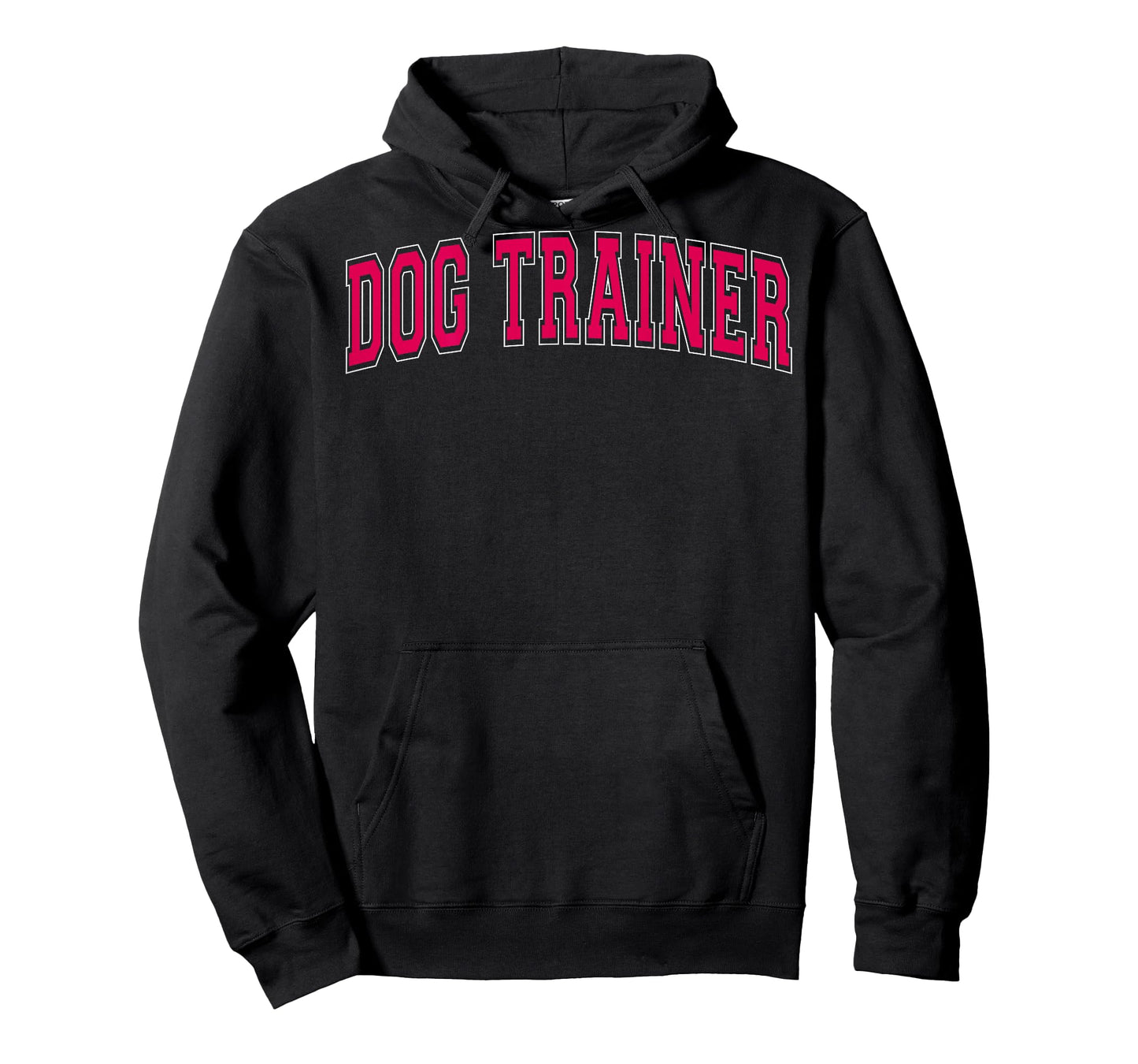 Dog Trainer Retro Varsity Arched Red Letters On The Back T-Shirt