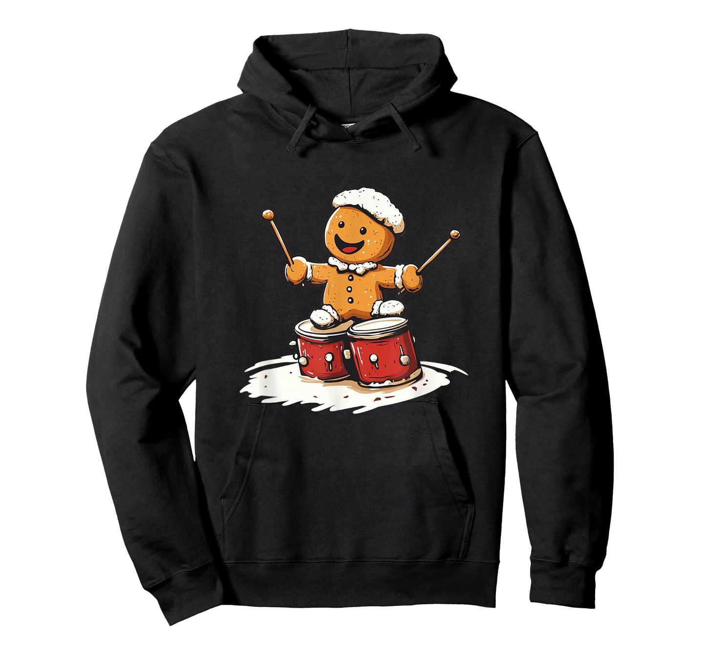 Rock The Season with This Drumming Cookie T-Shirt