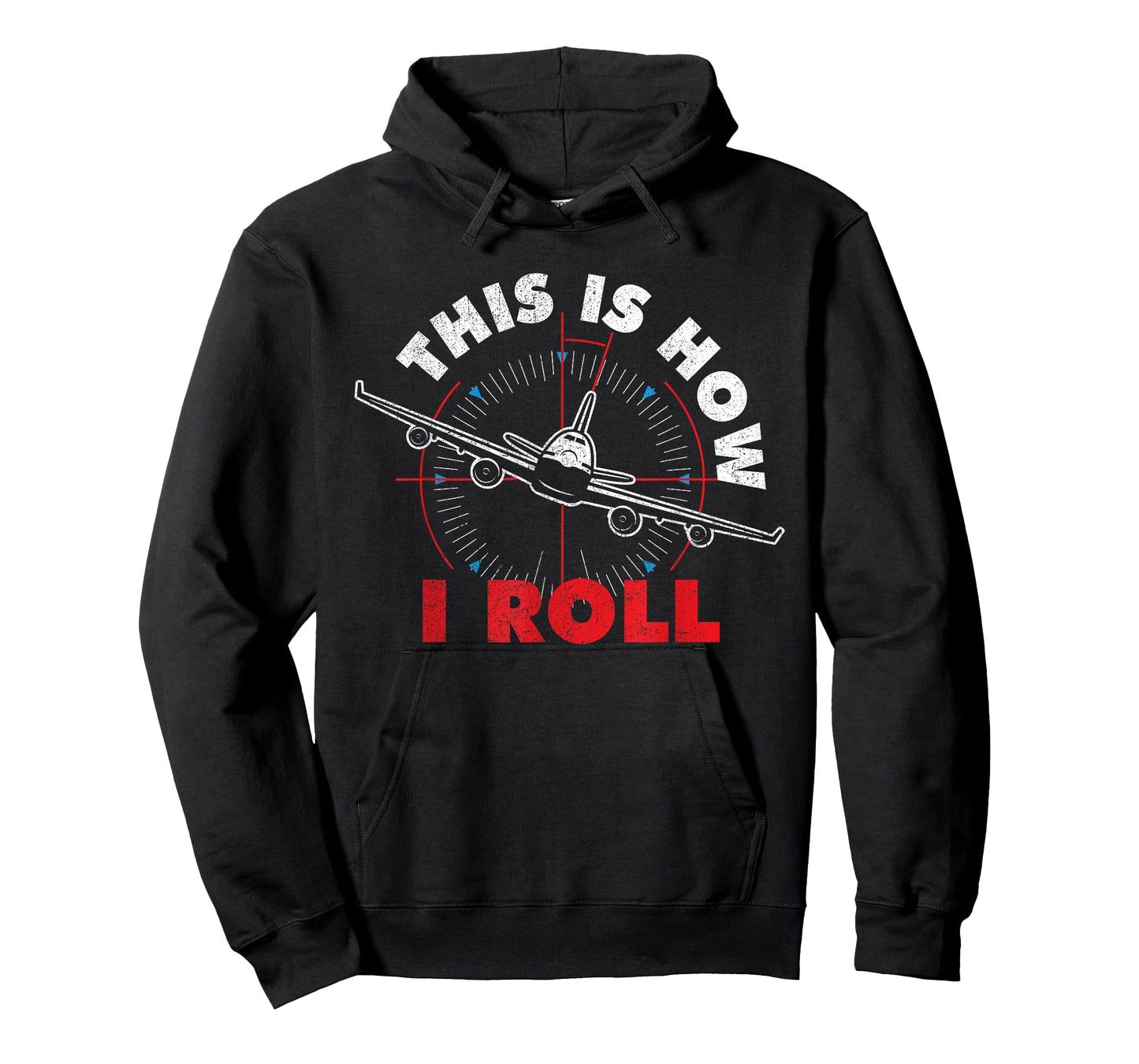 Airline Pilot Shirts Is How I Roll - Airline Pilot Aviator Aircraft Lover T-Shirt Black