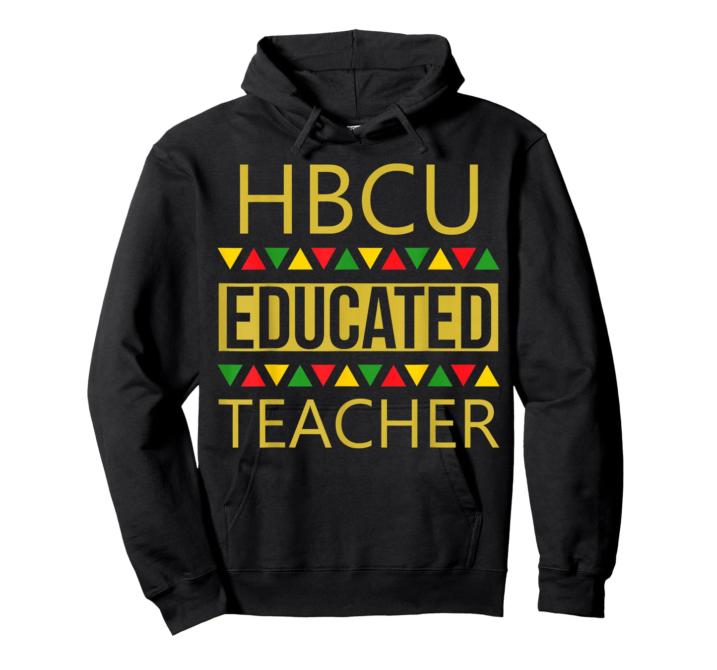 GiftsByBesta HBCU Educated Teacher Shirt T-Shirt - Unisex Adults - Black - Small - Short Sleeve - Modern - HBCU Shirt
