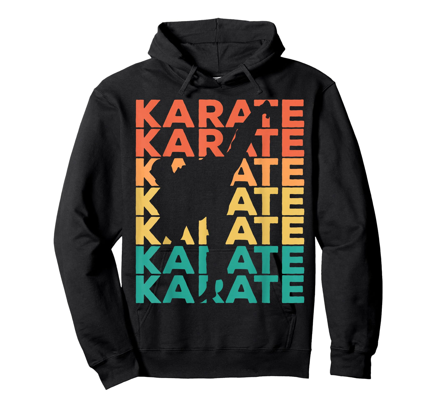 Retro Vintage Karate Gift for Karateka T-Shirt Small