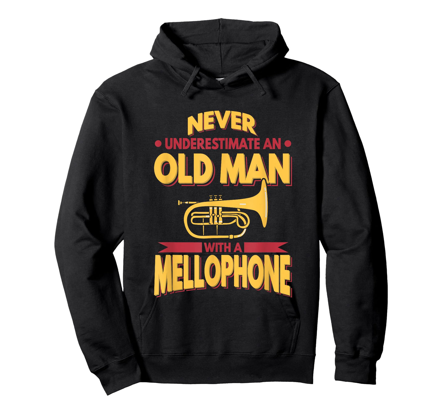 Mellophone Never Underestimate An Old Men Marching Band T-Shirt
