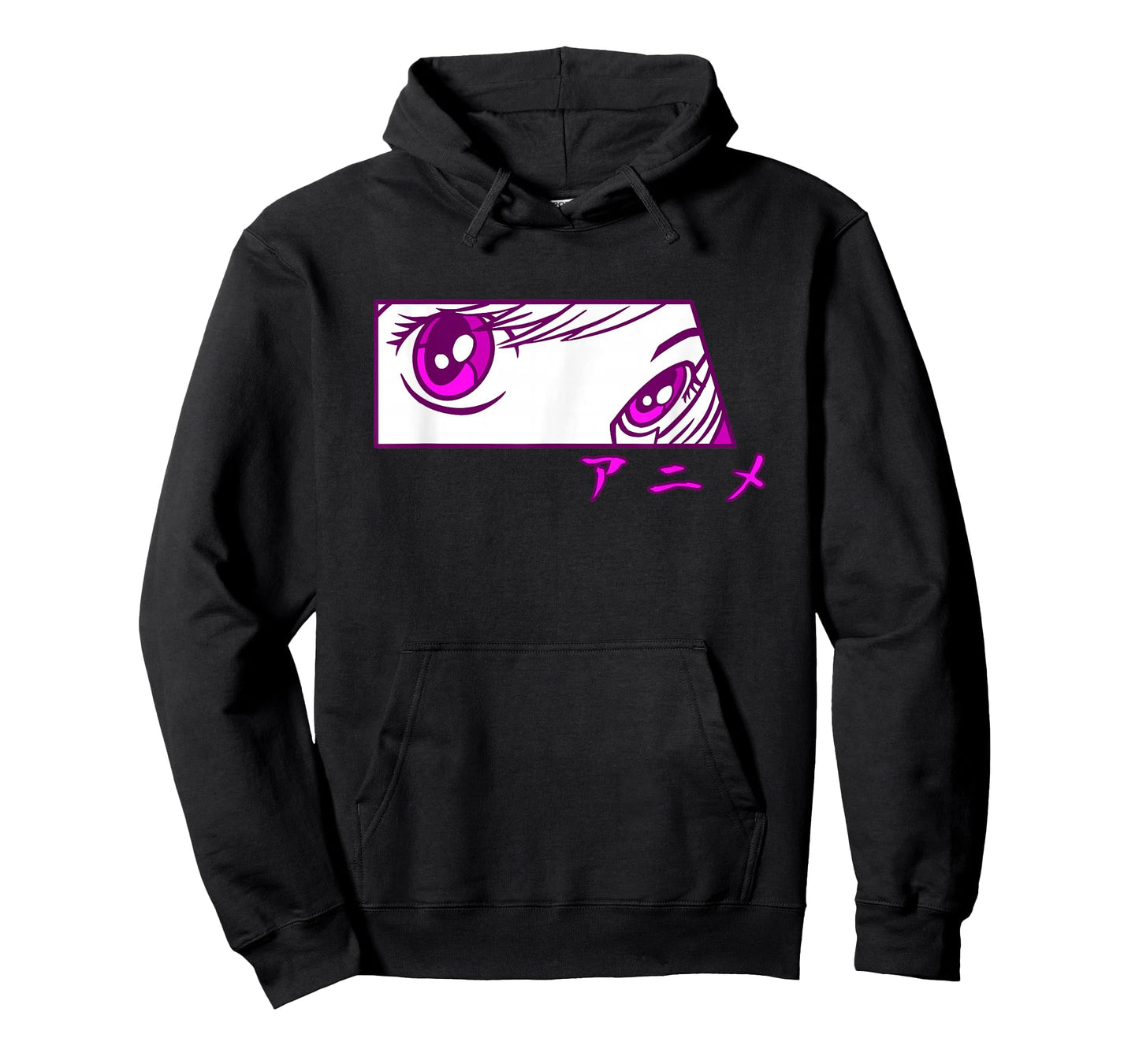 Anime Eyes Anime in Japanese Characters for Girls Teens T-Shirt