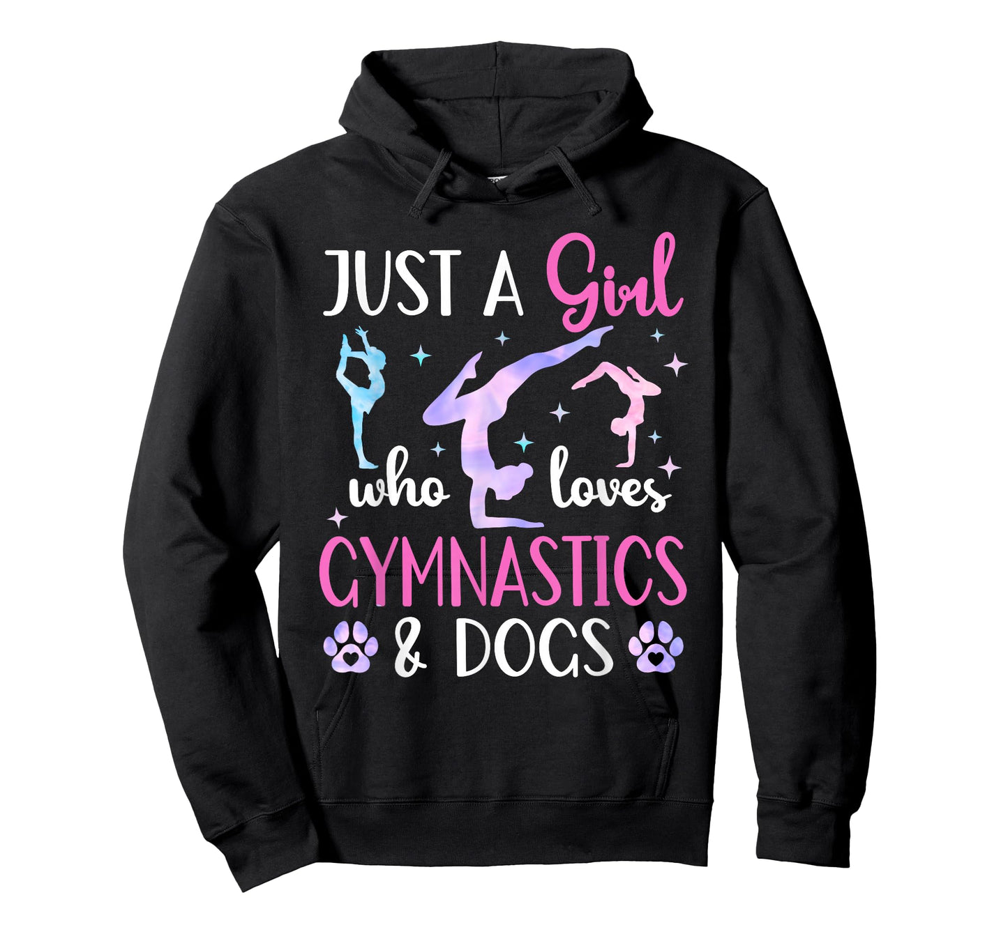 Just a Girl who Loves Gymnastics and Dogs Gymnast Dog Lover T-Shirt