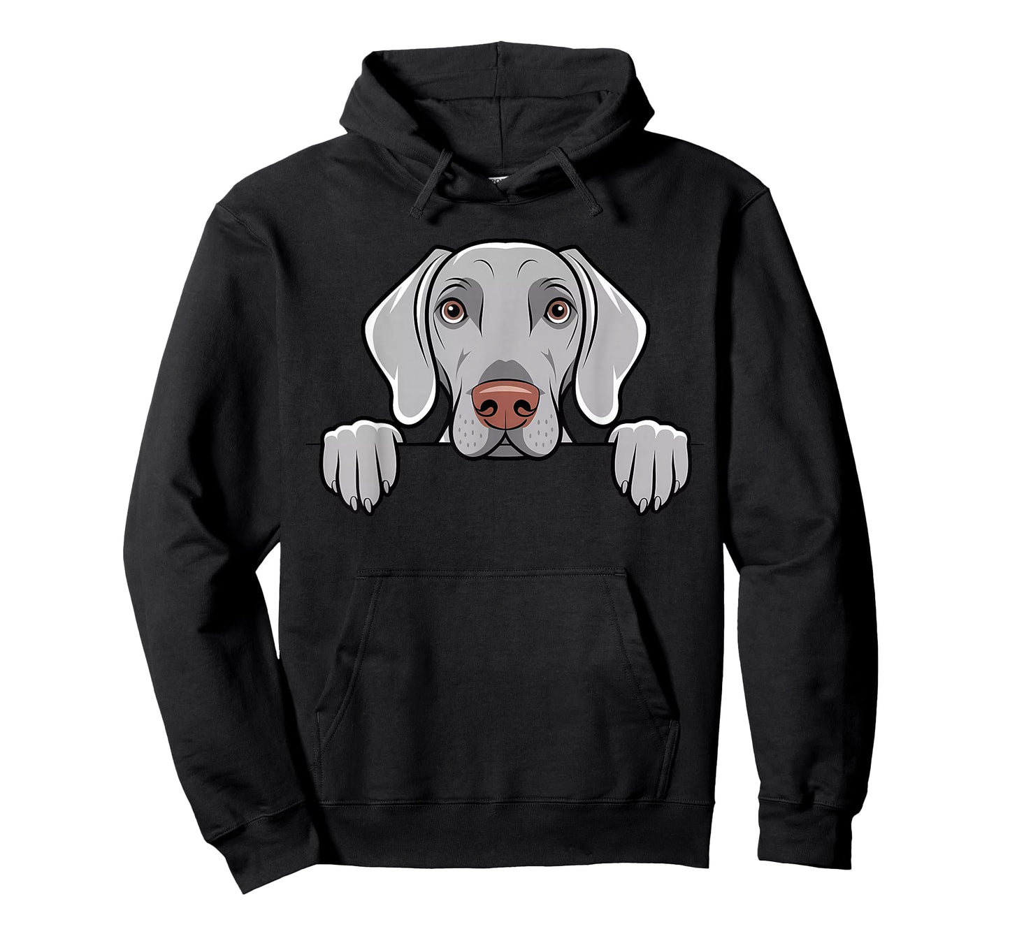 Cute Weimaraner Peeking Pocket Puppy Funny Dog Lover T-Shirt