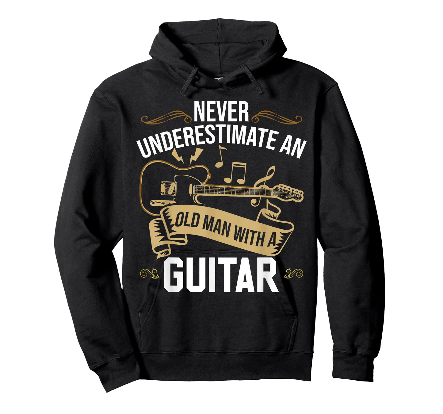 Guitarist Guitar Old Men Guitar T-Shirt