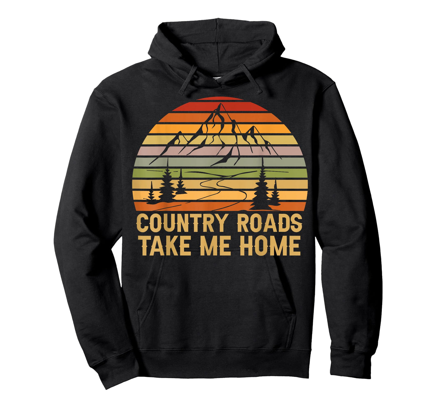 Country Music Lovers Country Music Fans Retro Country Roads T-Shirt