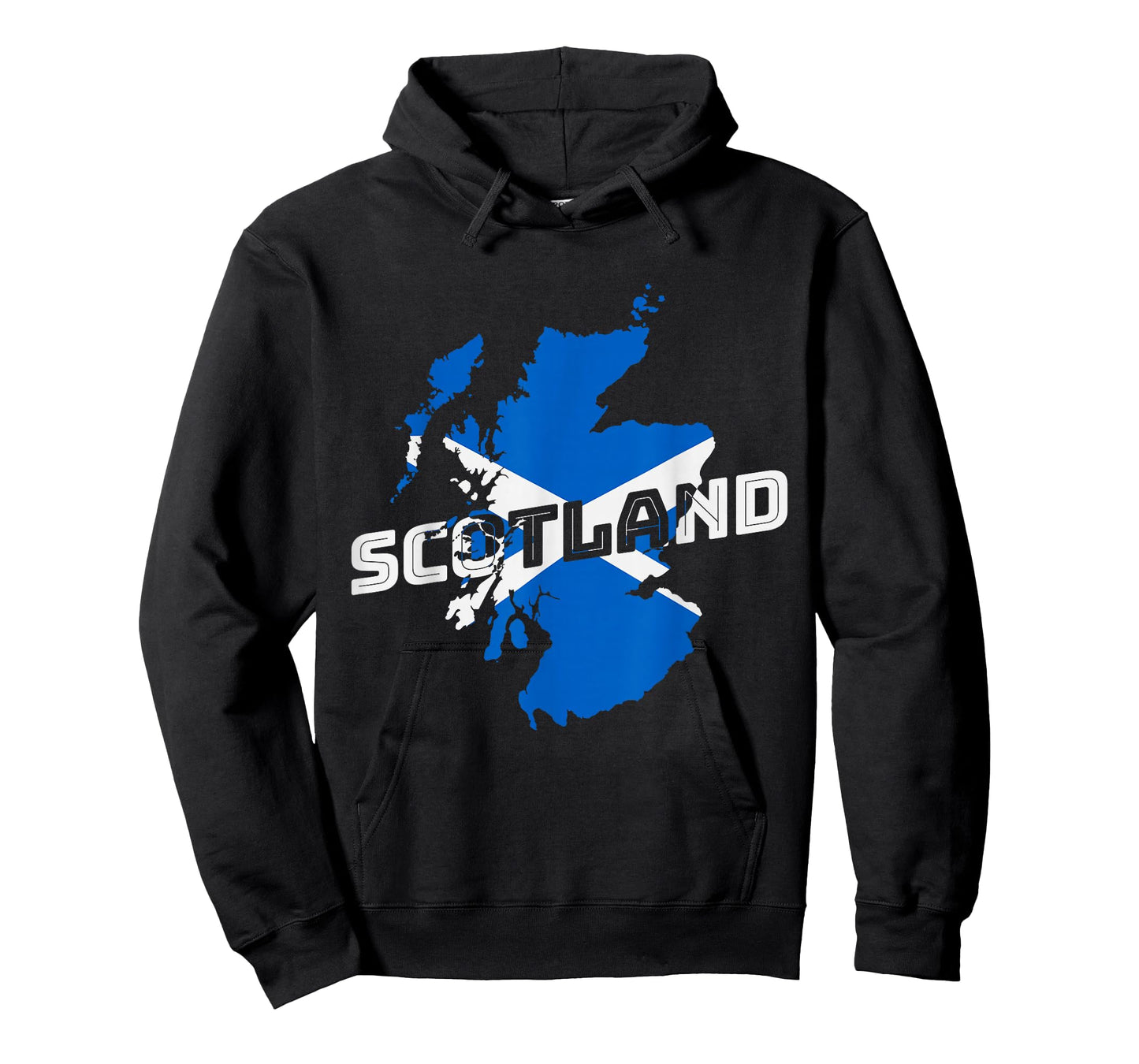 Scottish Map and Flag Souvenir Scotland Pride Scottish Gift T-Shirt