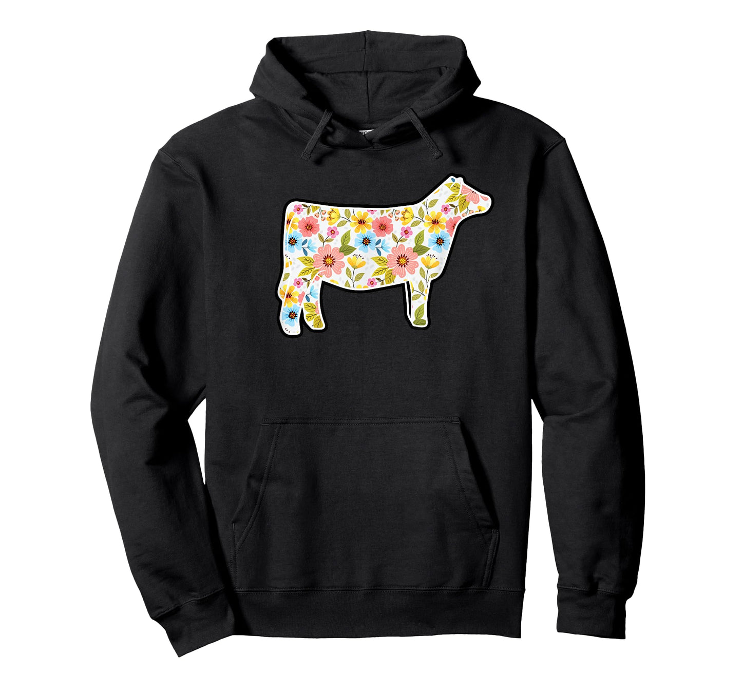 show cattle flower, show Beef flower T-Shirt