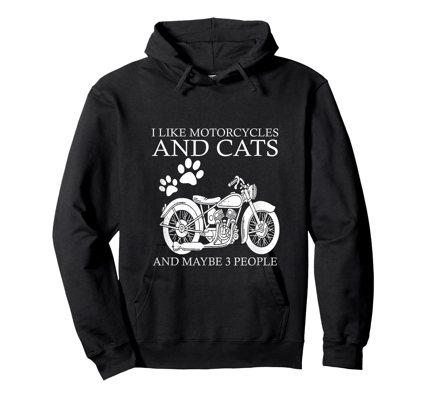 I like motorcycles and cats and maybe 3 people T-Shirt