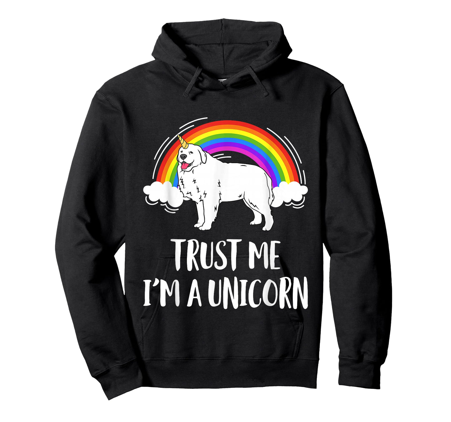 Trust Me I'm A Unicorn Great Pyrenees Pyrenean Dog T-Shirt
