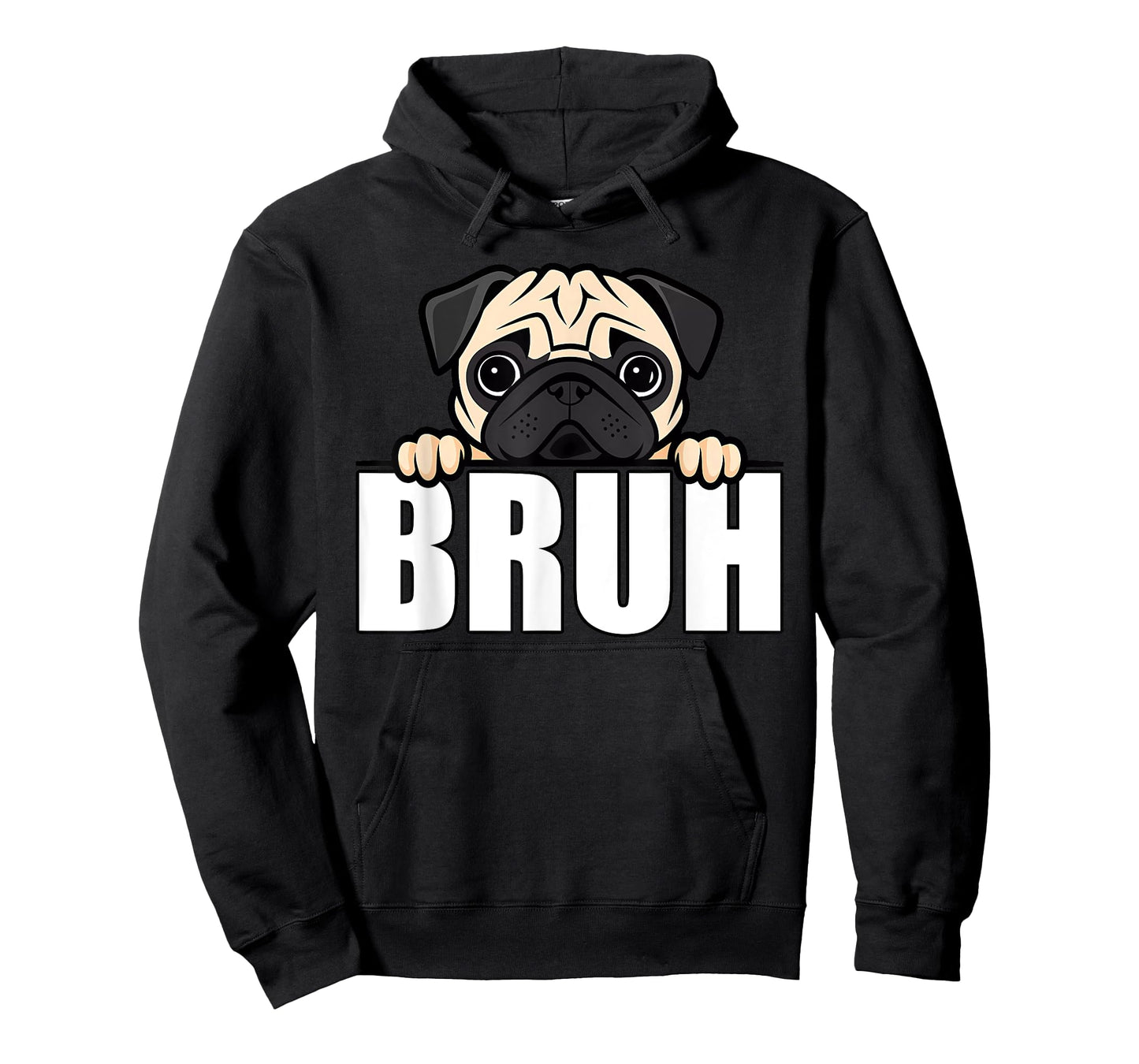 Funny Pug Bruh Cute Puppy Dog Lover Men Boys Kids T-Shirt