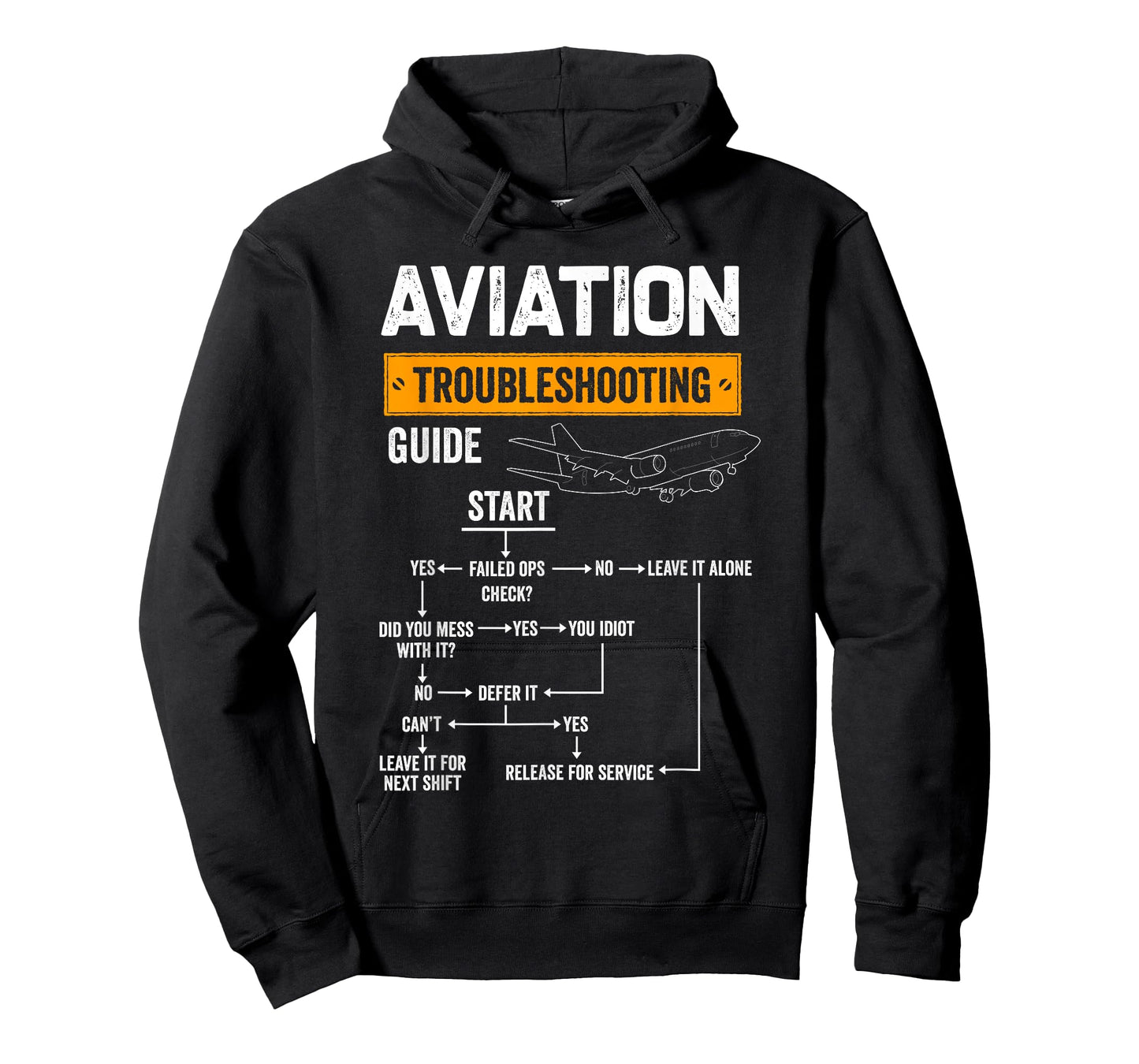 Funny Aviation Troubleshooting Guide Aircraft Mechanic Pilot T-Shirt