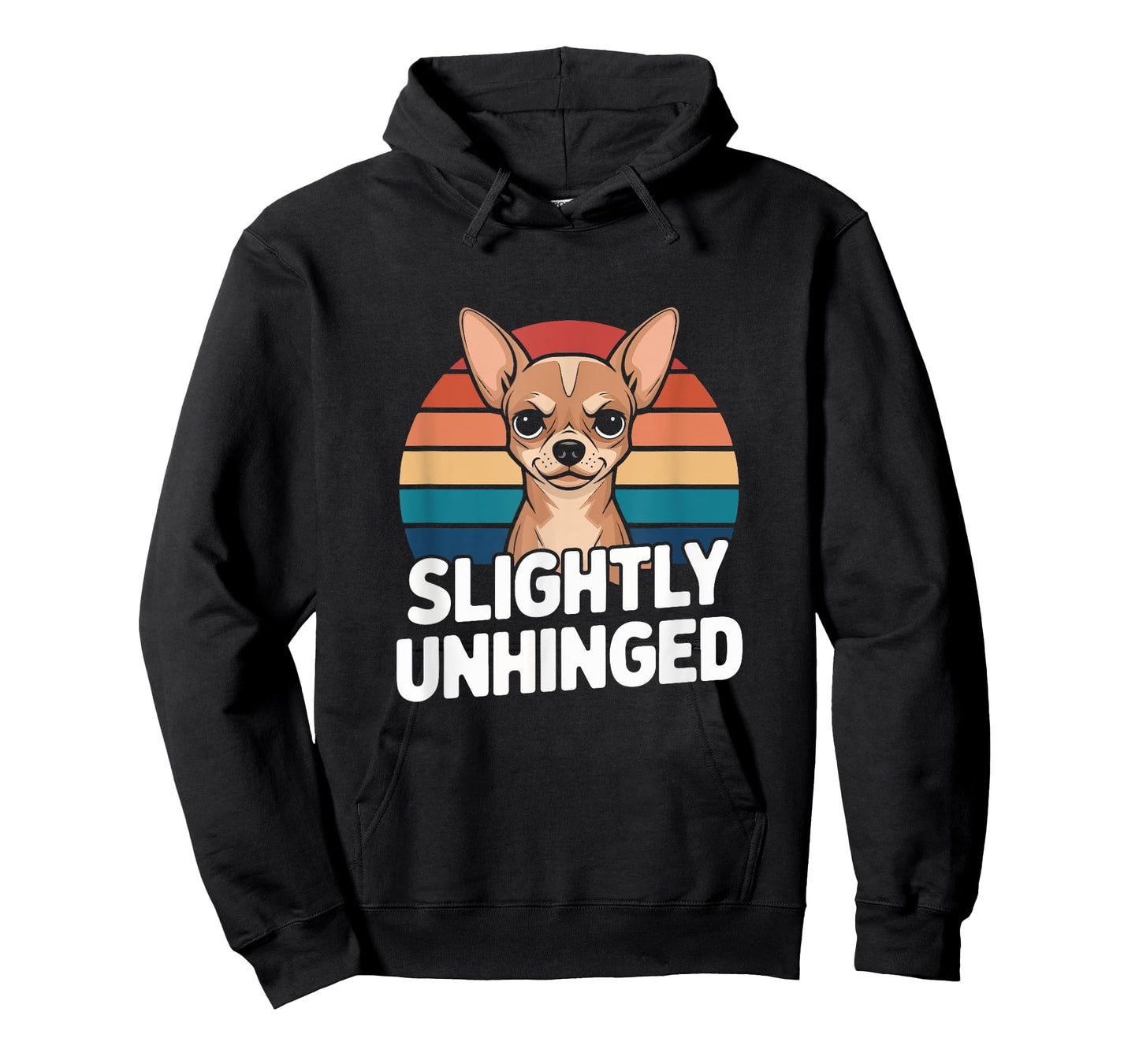 Cute Slightly Unhinged Funny Chihuahua Dog T-Shirt