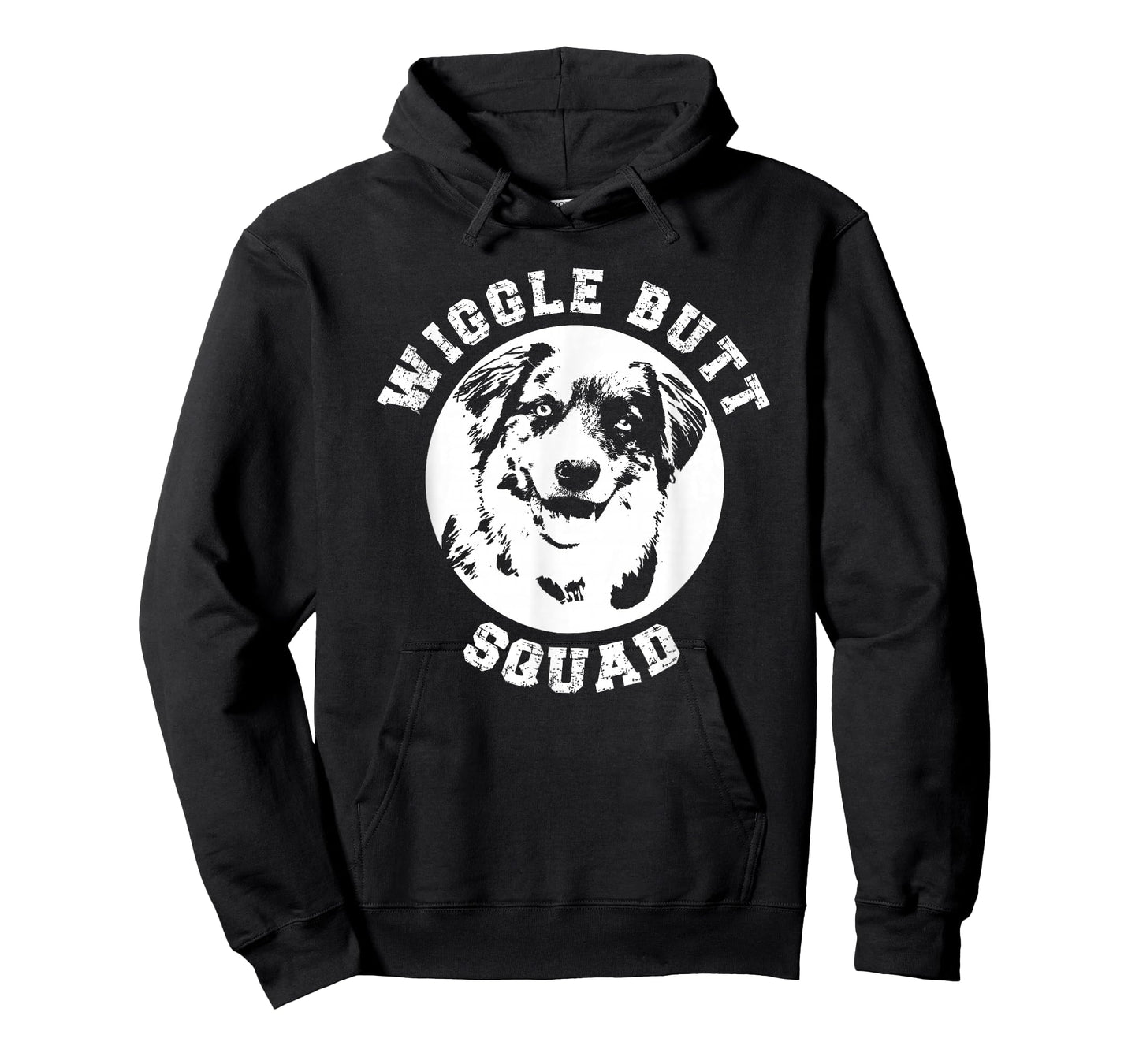 Funny Australian Shepherd Wiggle Butt Squad for Aussie Mom T-Shirt