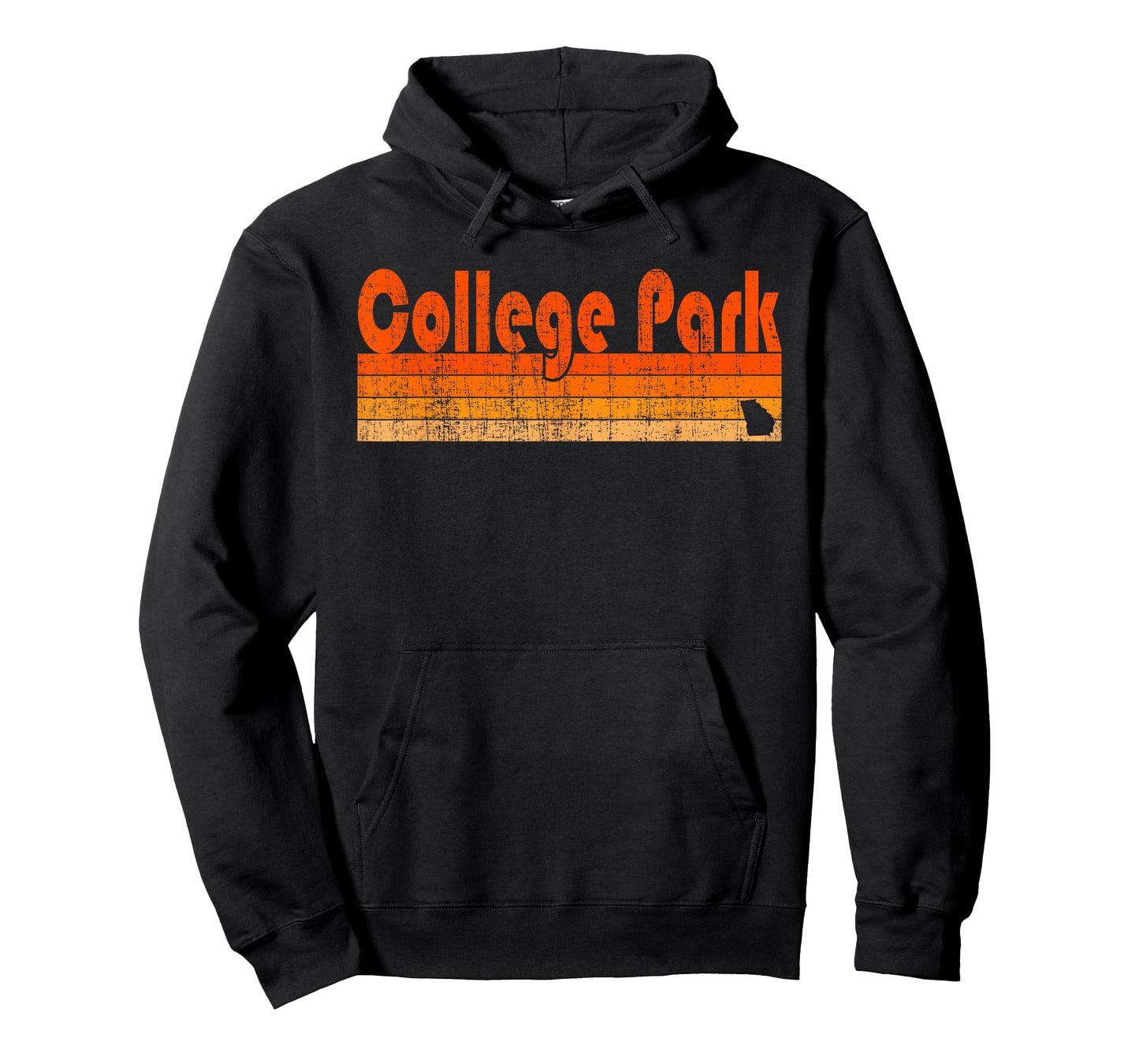 Retro 80s Style College Park GA T-Shirt