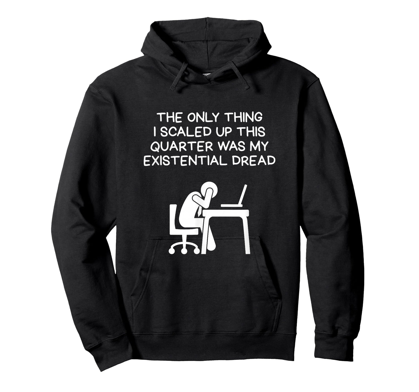 Scaled Up This Quarter Existential Dread Desk Scene T-Shirt