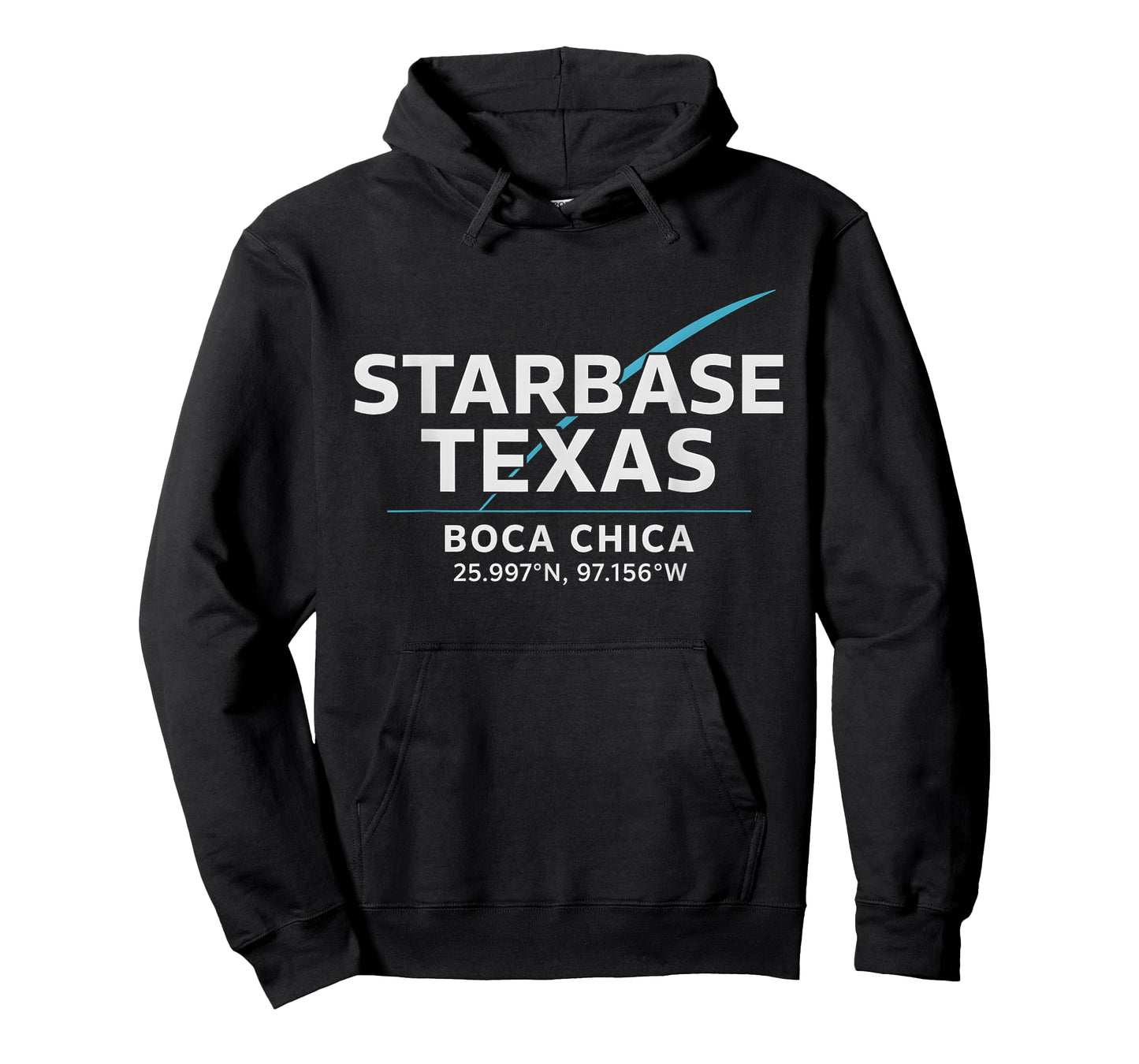 Texas Coordinates Shirt Boca Chica Starbase Minimal Science T-Shirt