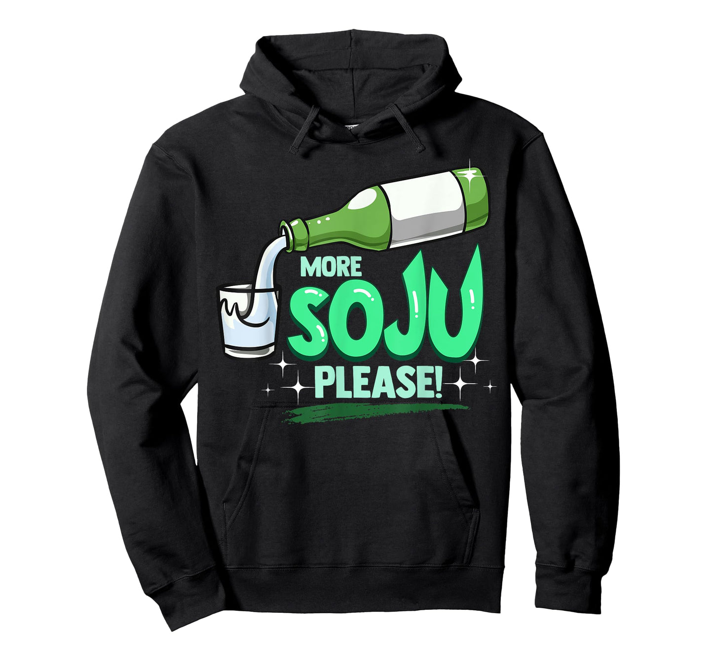 Funny Soju Tees More Soju Please Korean Drink T-Shirt